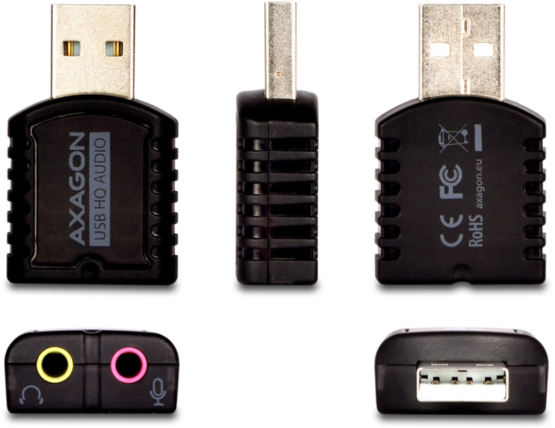 AXAGON - Placa Som HQ AXAGON ADA-17 USB 2.0