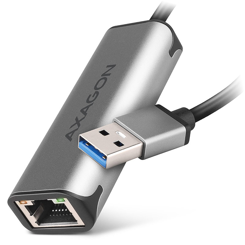 Adaptador AXAGON ADE-25R Type-A USB3.2 Gen 1 - 2.5 Gigabit Ethernet 10/100/1000/2500 Picture of Picture of Adaptador AXAGON ADE-25R Type-A USB3.2 Gen 1 - 2.5 Gigabit Ethernet 10/100/1000/2500