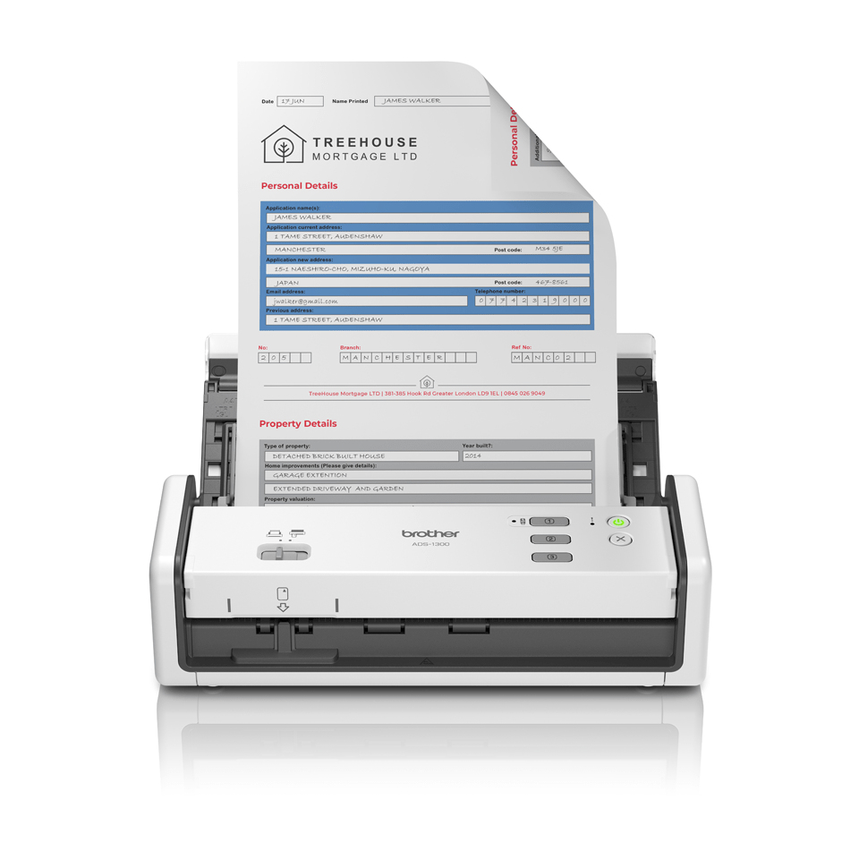 Picture of Picture of Scanner Portátil Brother ADS-1300 30PPM