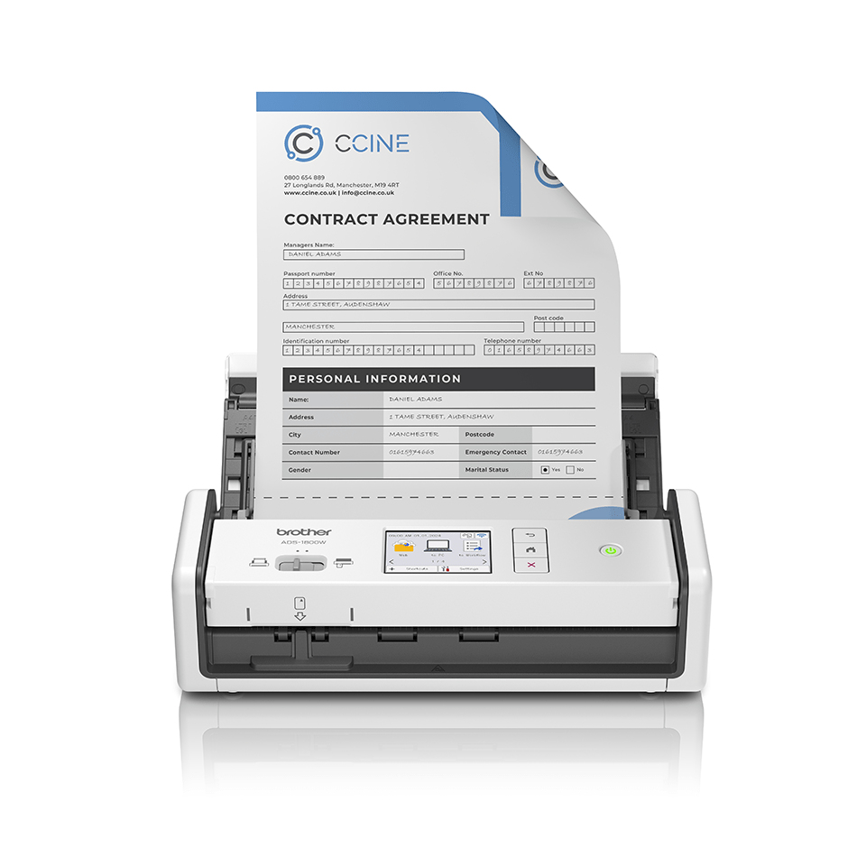 Picture of Picture of Scanner Portátil Brother ADS-1800W 30PPM WiFi