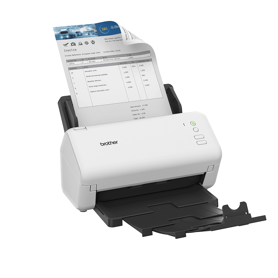 Brother - Scanner de Documentos Brother ADS-4100 Duplex A4 35PPM 70IPM USB