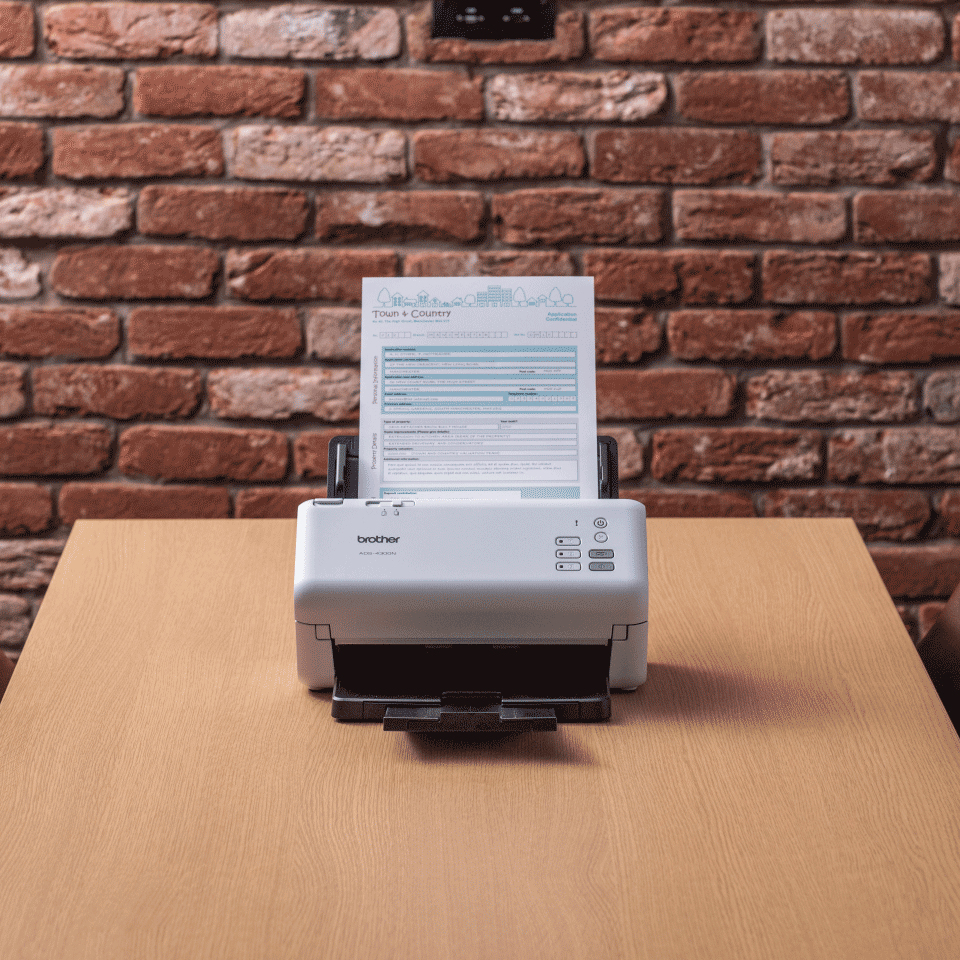 Brother - Scanner de Documentos Brother ADS-4300N 40PPM 80IPM Ethernet