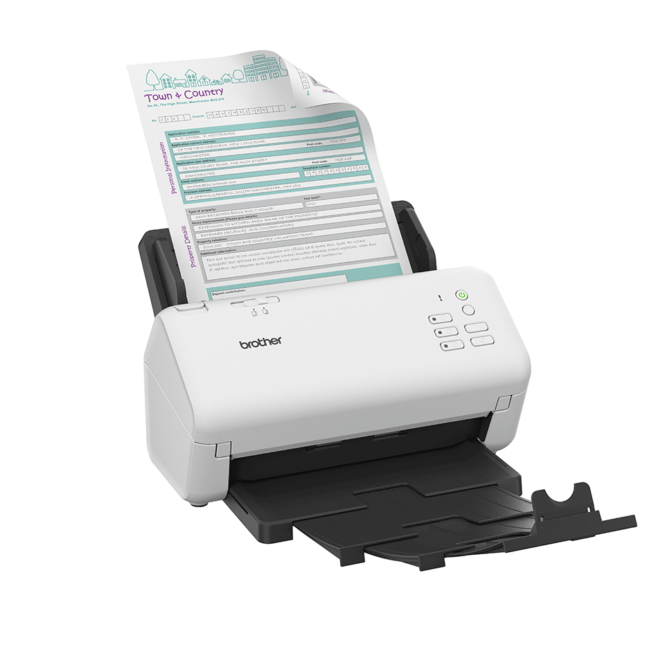 Brother - Scanner de Documentos Brother ADS-4300N 40PPM 80IPM Ethernet