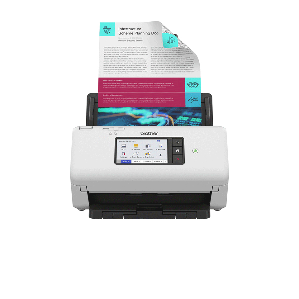 Picture of Picture of Scanner de Documentos Brother ADS-4700W 40PPM WiFi