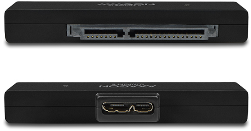 AXAGON - Adaptador AXAGON ADSA-1S6 SLIMPort6, USB 3.0, 2,5" SSD/HDD, SATA 6G - Caixa Incluída