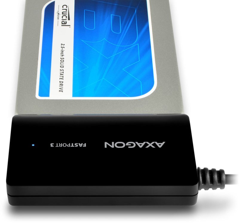 AXAGON - Adaptador AXAGON ADSA-FP3 FASTPort3, USB 3.0, HDD/SSD/ODD, SATA 6G HDD - inclui carregador
