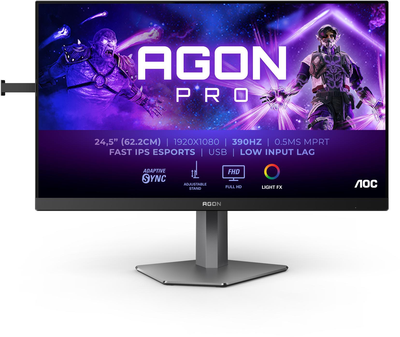 Picture of Picture of Monitor AGON by AOC PRO 24.5" AG256FS Fast IPS FHD 390Hz 0.3ms Adaptive Sync HDR400