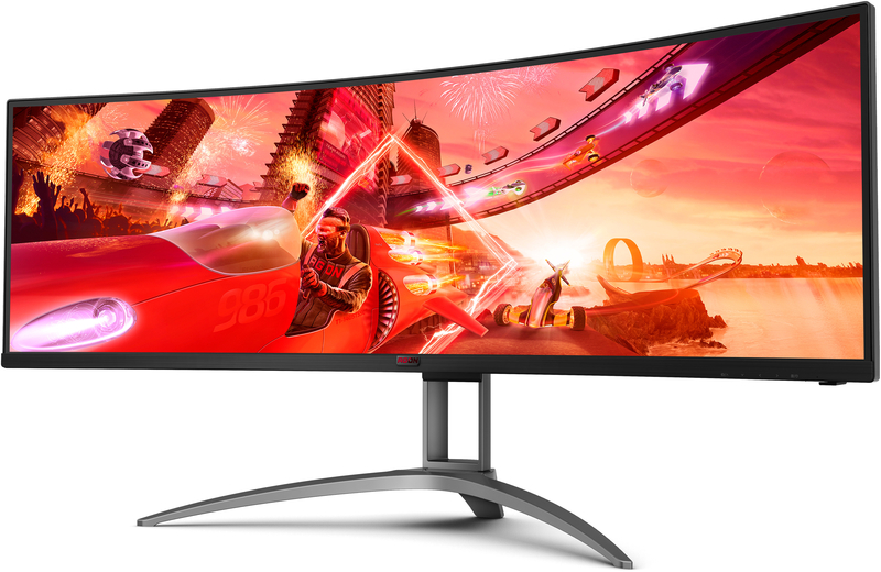 AOC - Monitor AGON by AOC 49" AG493UCX2 VA 5K 165Hz 1ms FreeSync Premium HDR400