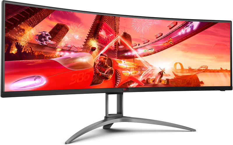 AOC - Monitor AGON by AOC 49" AG493UCX2 VA 5K 165Hz 1ms FreeSync Premium HDR400
