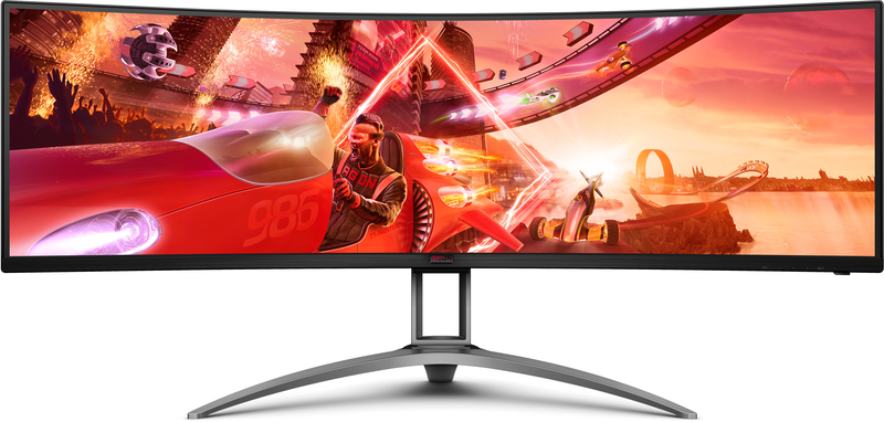 AOC - Monitor AGON by AOC 49" AG493UCX2 VA 5K 165Hz 1ms FreeSync Premium HDR400