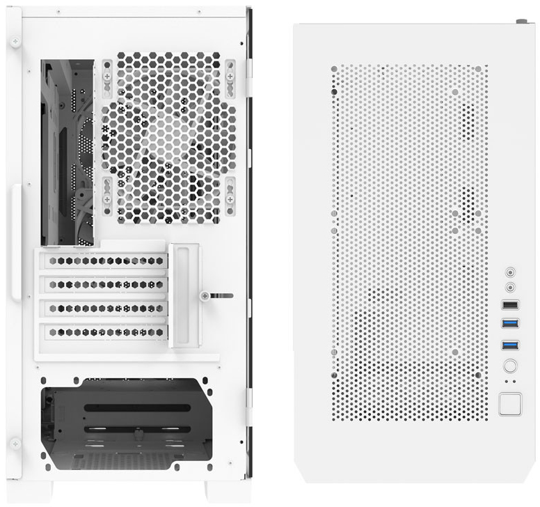 Montech - Caixa Micro-ATX Montech AIR 100 ARGB Vidro Temperado Branco