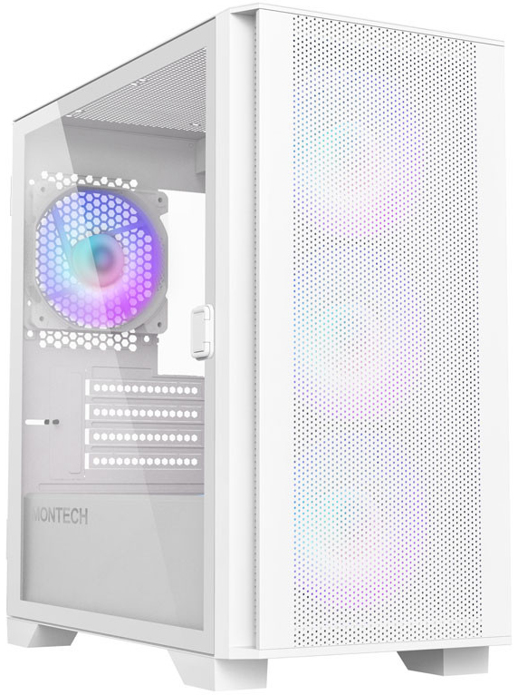 Montech - Caixa Micro-ATX Montech AIR 100 ARGB Vidro Temperado Branco