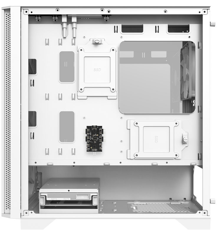 Montech - Caixa Micro-ATX Montech AIR 100 ARGB Vidro Temperado Branco