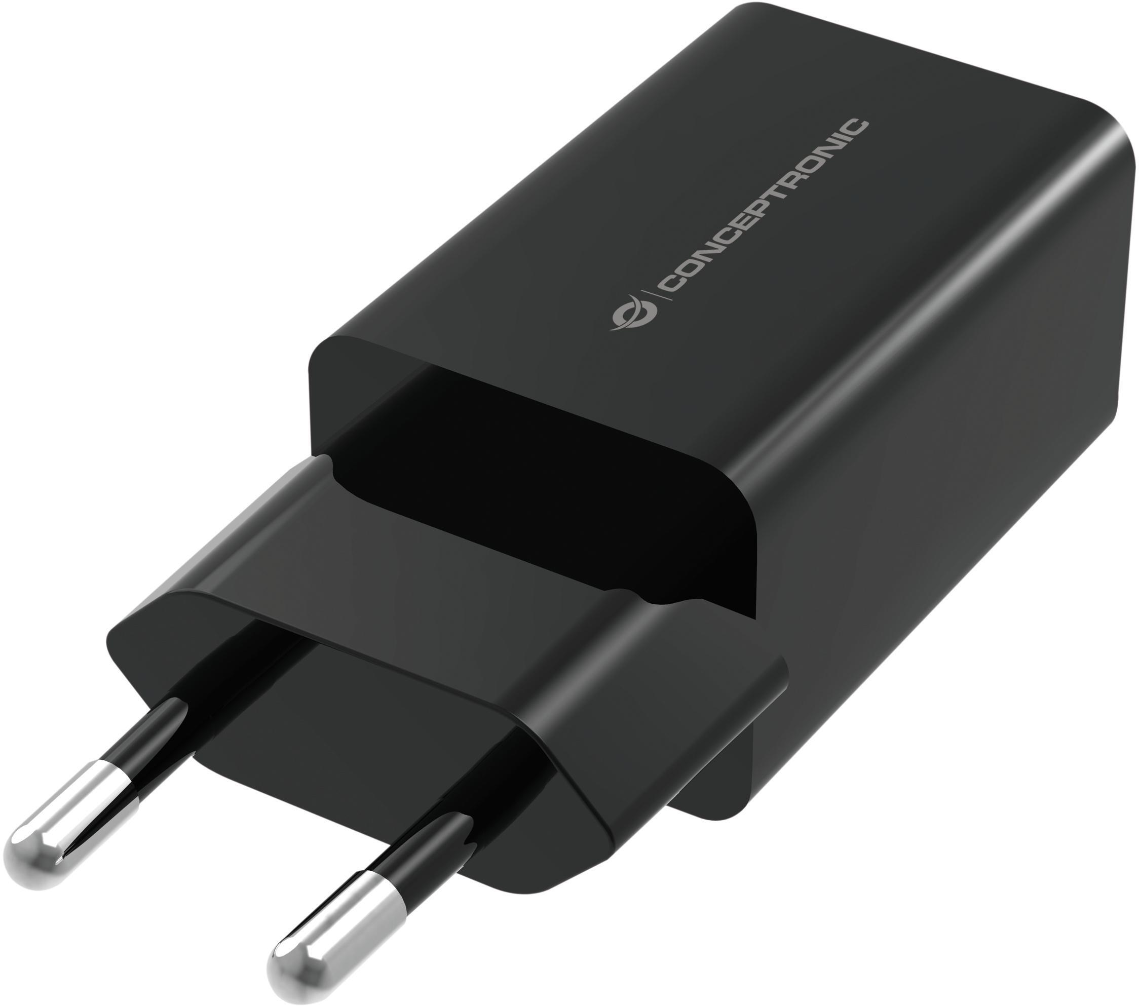 Picture of Picture of Carregador Conceptronic Althea06B 2 Portas 12W USB
