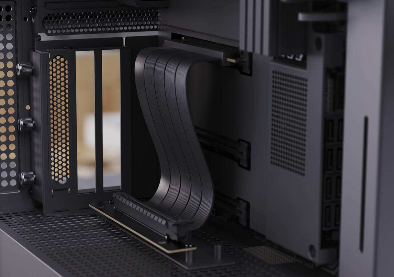 Picture of Picture of Suporte Vertical GPU (Kit 2) para APNX V1 Preto