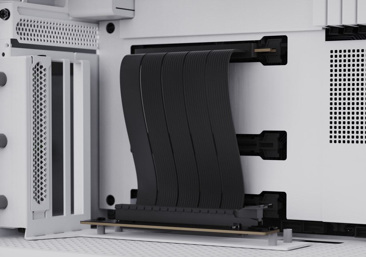 Picture of Picture of Suporte Vertical GPU (Kit 2) para APNX V1 Branco