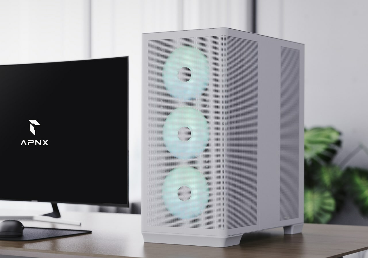 Picture of Picture of Caixa ATX APNX Creator C1 Branco
