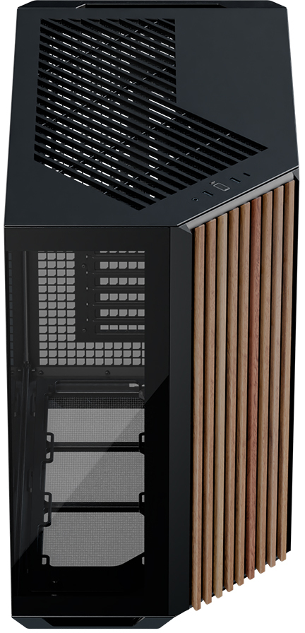 Picture of Picture of Caixa ATX APNX V1 Preto/Madeira