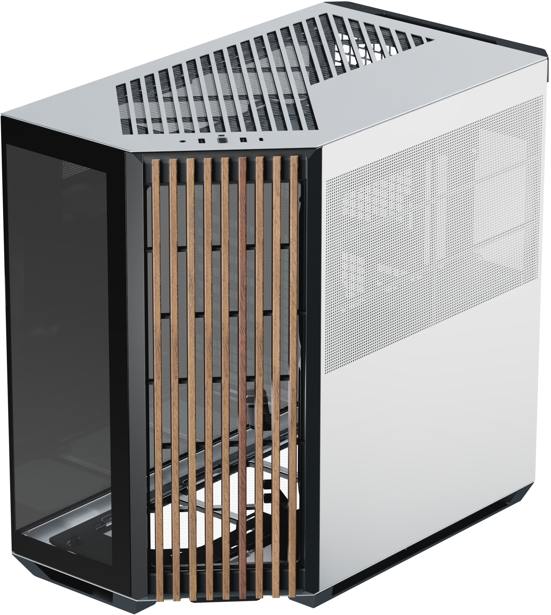 Picture of Picture of Caixa ATX APNX V1 Preto/Branco/Madeira