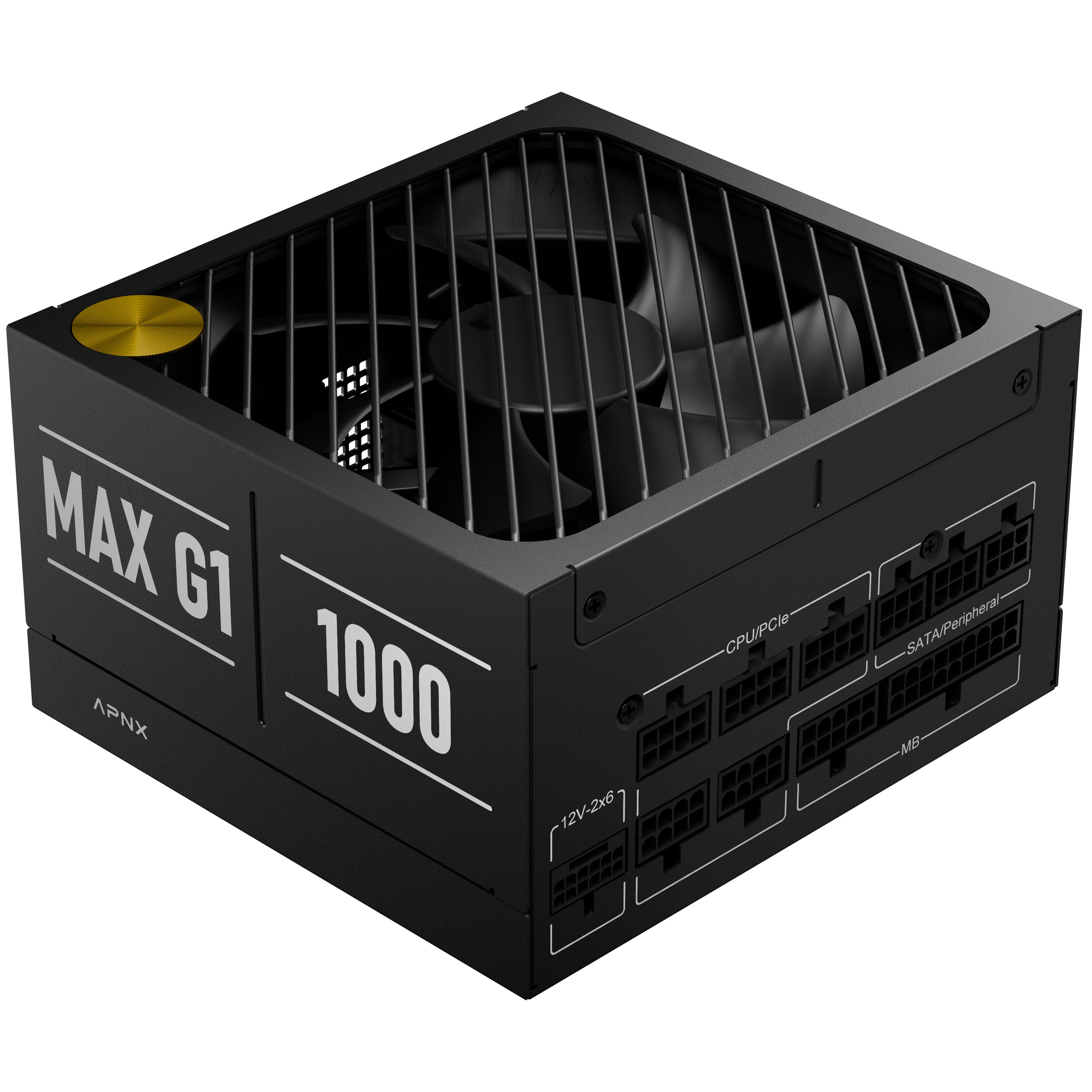 APNX - Fonte Modular APNX MAX G1 1000W 80+ Gold PCIE5 (Cybenetics Platinum)