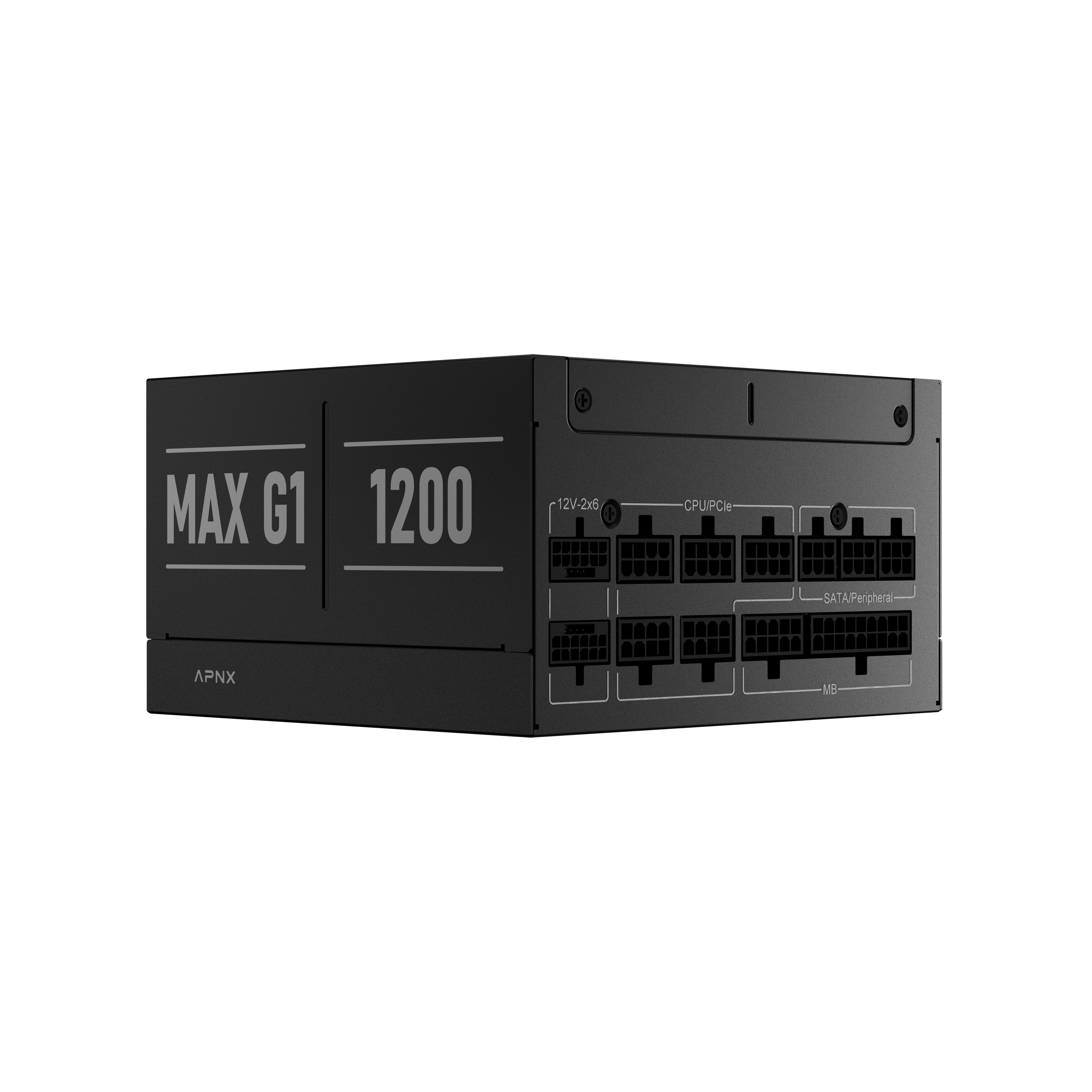 APNX - Fonte de Alimentação APNX MAX G1 1200W ATX 3.1 80 Plus Gold