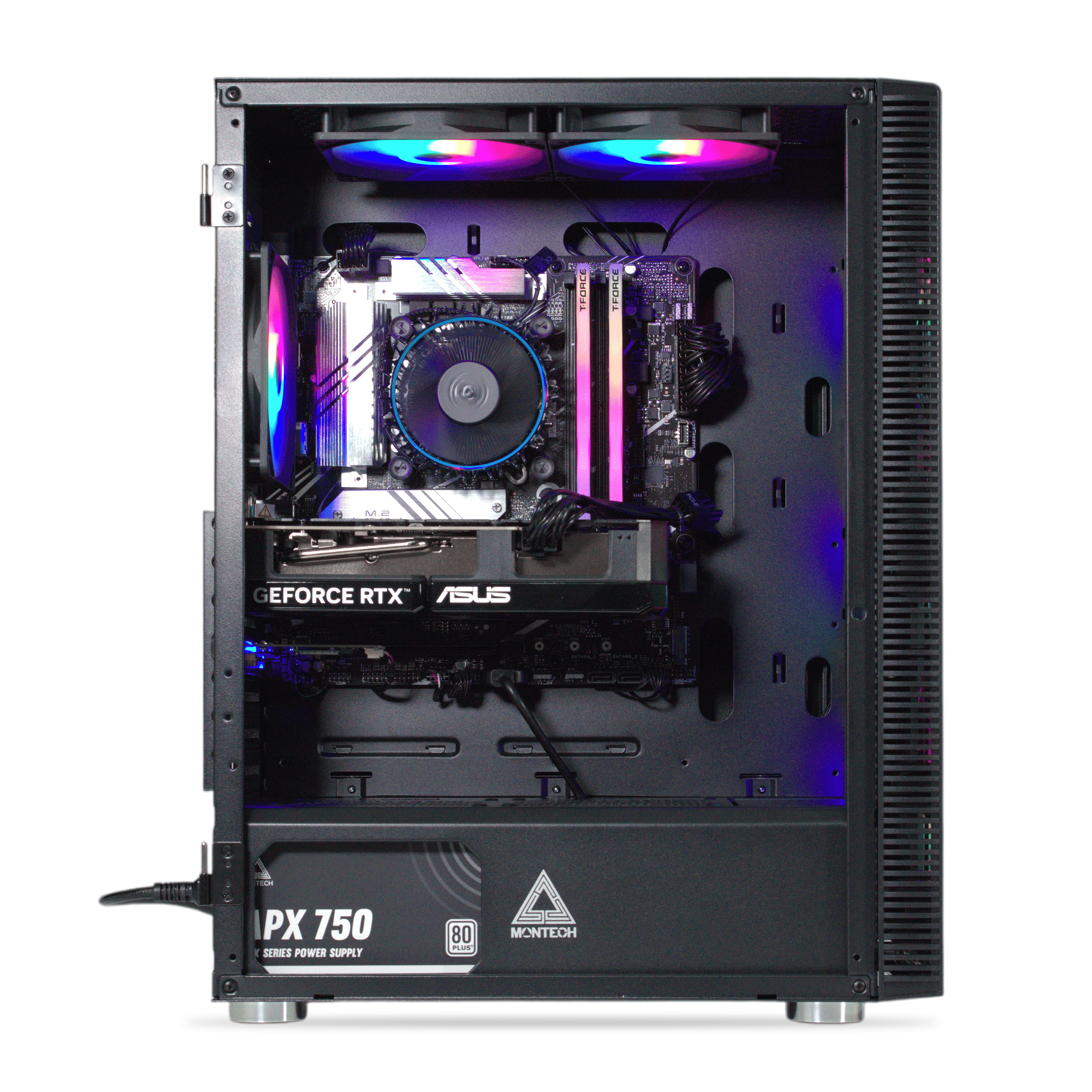 AURA PC - Computador AURA Gamer-PC Powered by ASUS Intel i5 14400F 32GB DDR5 1TB RTX 5060 Ti WiFi W11