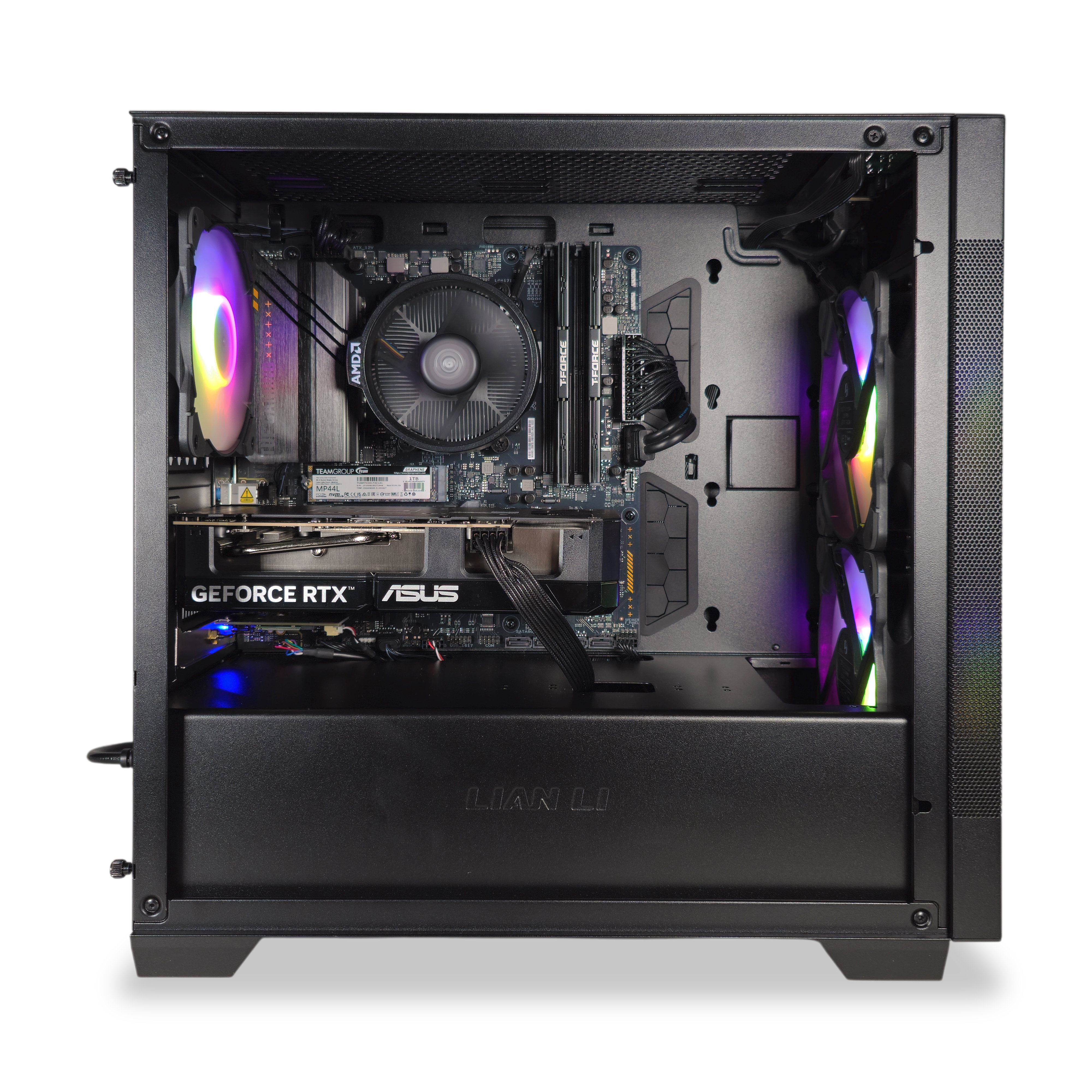 AURA PC - Computador AURA Gamer-PC Powered by ASUS Ryzen 5 7500F 32GB DDR5 1TB RTX 5060 Ti 16GB WiFi W11