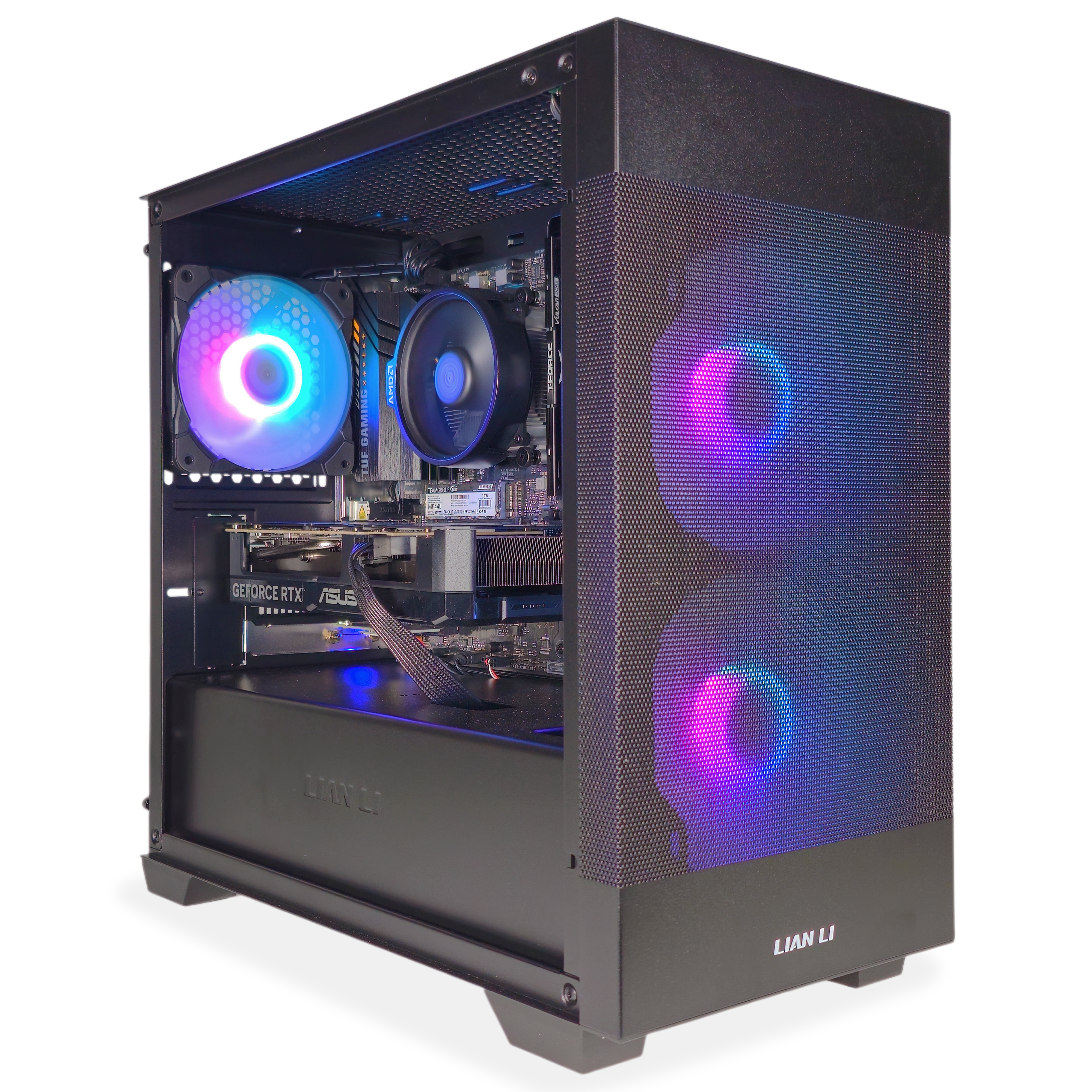 AURA PC - Computador AURA Gamer-PC Powered by ASUS Ryzen 5 7500F 32GB DDR5 1TB RTX 5060 Ti 16GB WiFi W11
