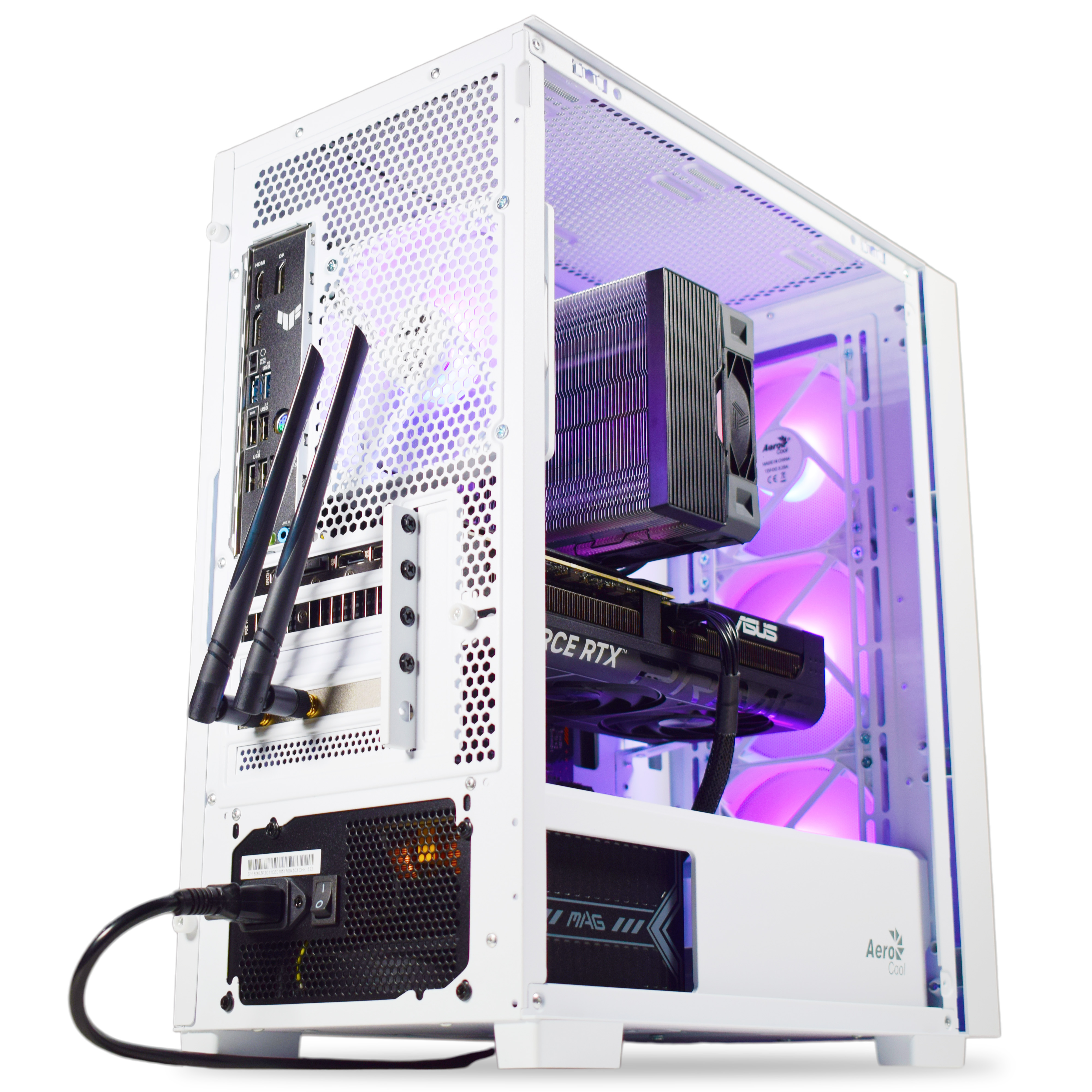 AURA PC - Computador AURA Gamer-PC Powered by ASUS Ryzen 7 7800X3D 32GB DDR5 1TB RTX 5070 WiFi W11