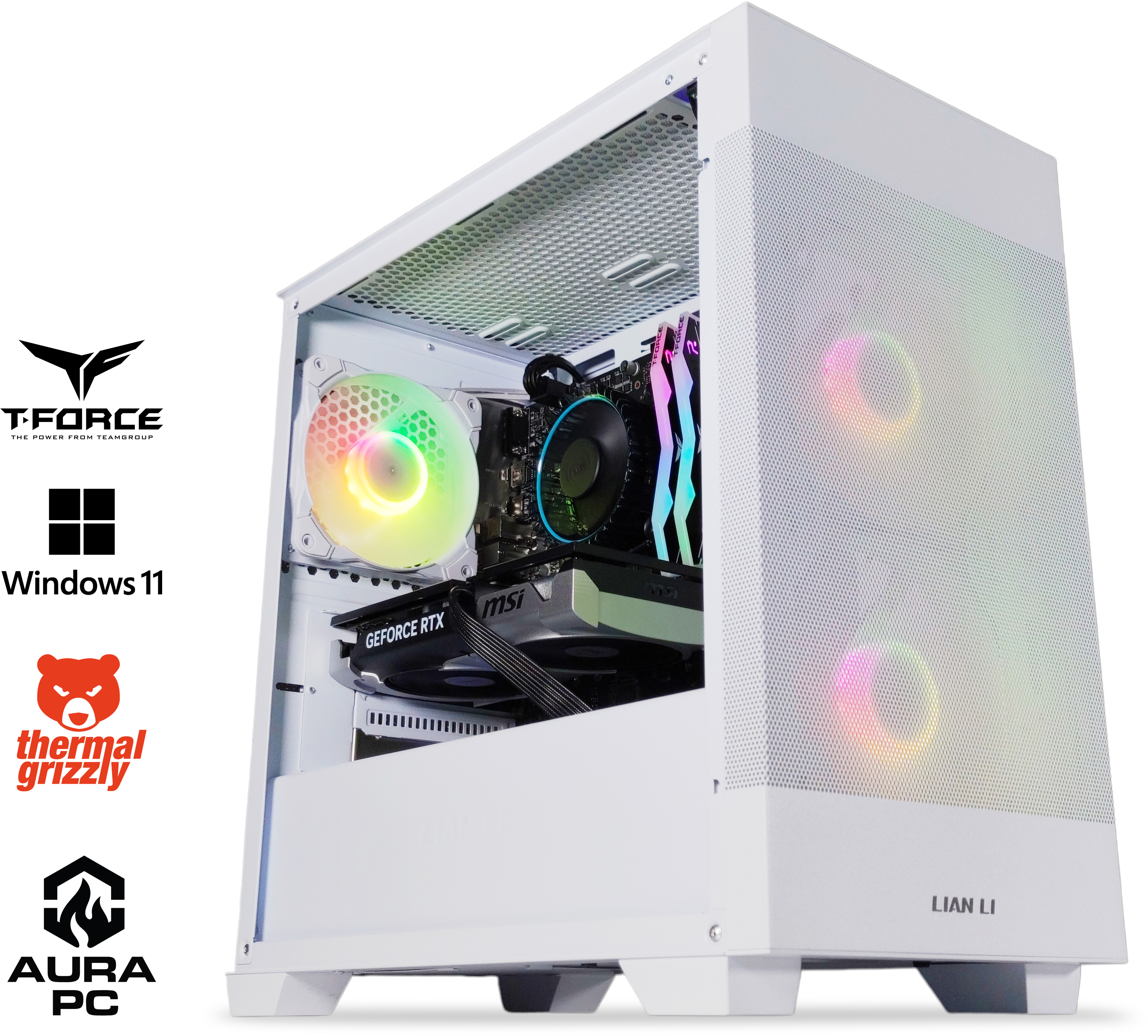 Picture of Picture of Computador AURA Gamer-PC Intel i5 14400F 32GB DDR5 1TB RTX 5060 Ti WiFi W11