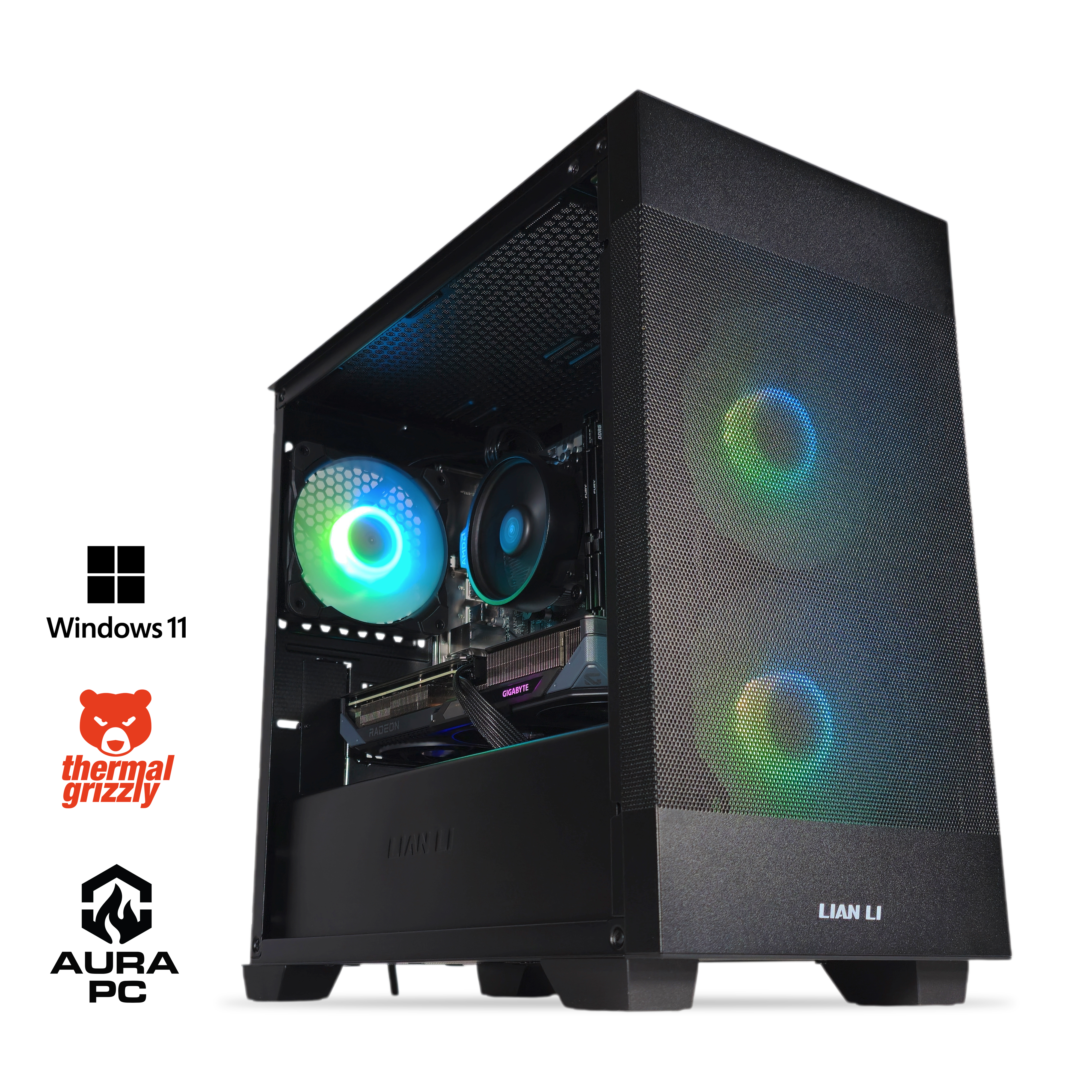 Computador AURA Gamer-PC Ryzen 5 7500F 32GB DDR5 1TB RX 9060 XT 16GB WiFi W11 Picture of Picture of Computador AURA Gamer-PC Ryzen 5 7500F 32GB DDR5 1TB RX 9060 XT 16GB WiFi W11