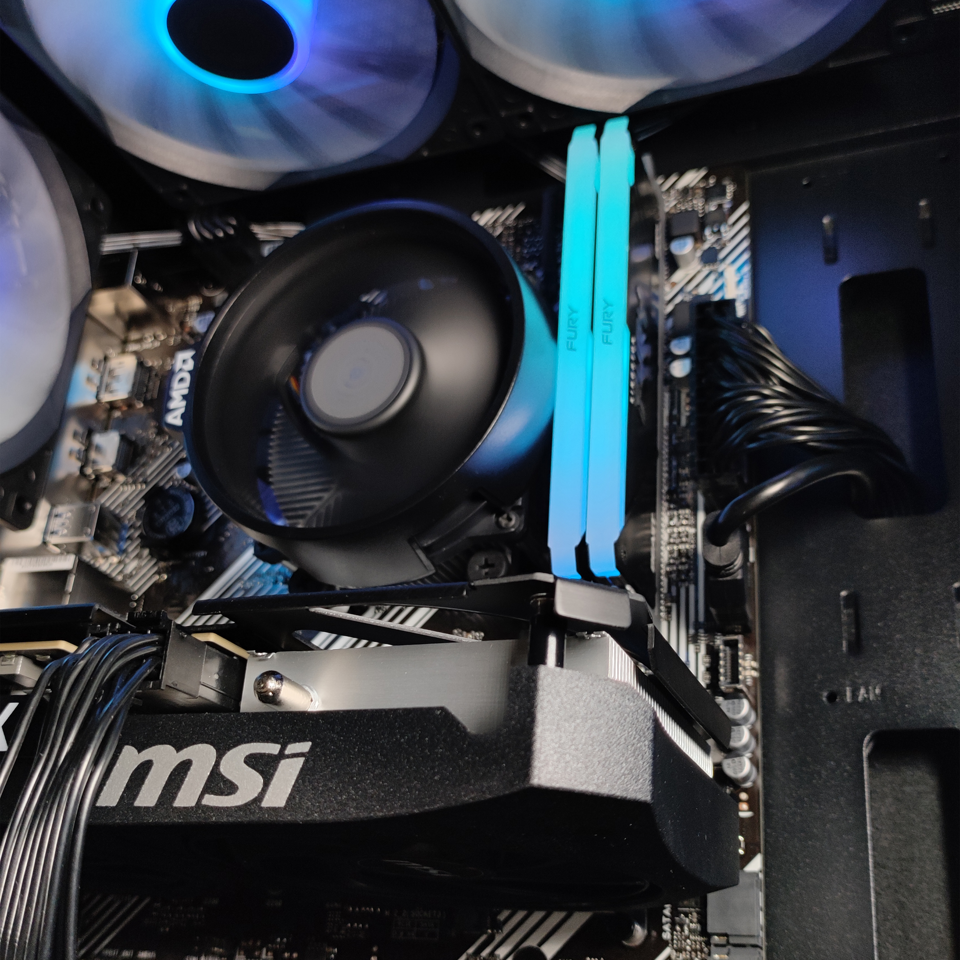 AURA PC - Computador AURA Gamer-PC Ryzen 5 5600 32GB DDR4 1TB RTX 5060 Ti 16GB WiFi W11