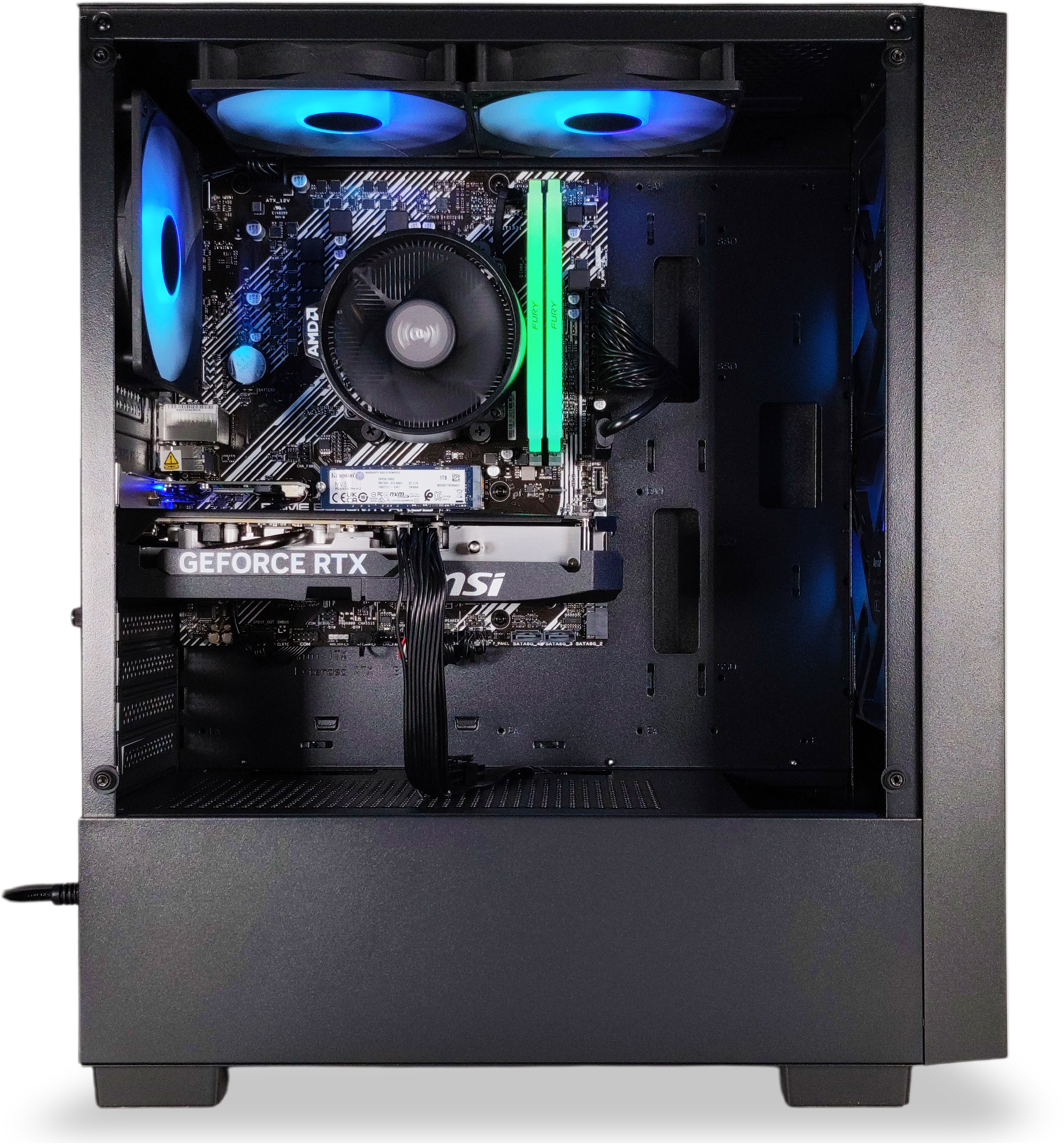 AURA PC - Computador AURA Gamer-PC Ryzen 5 5600 32GB DDR4 1TB RTX 5060 Ti 16GB WiFi W11