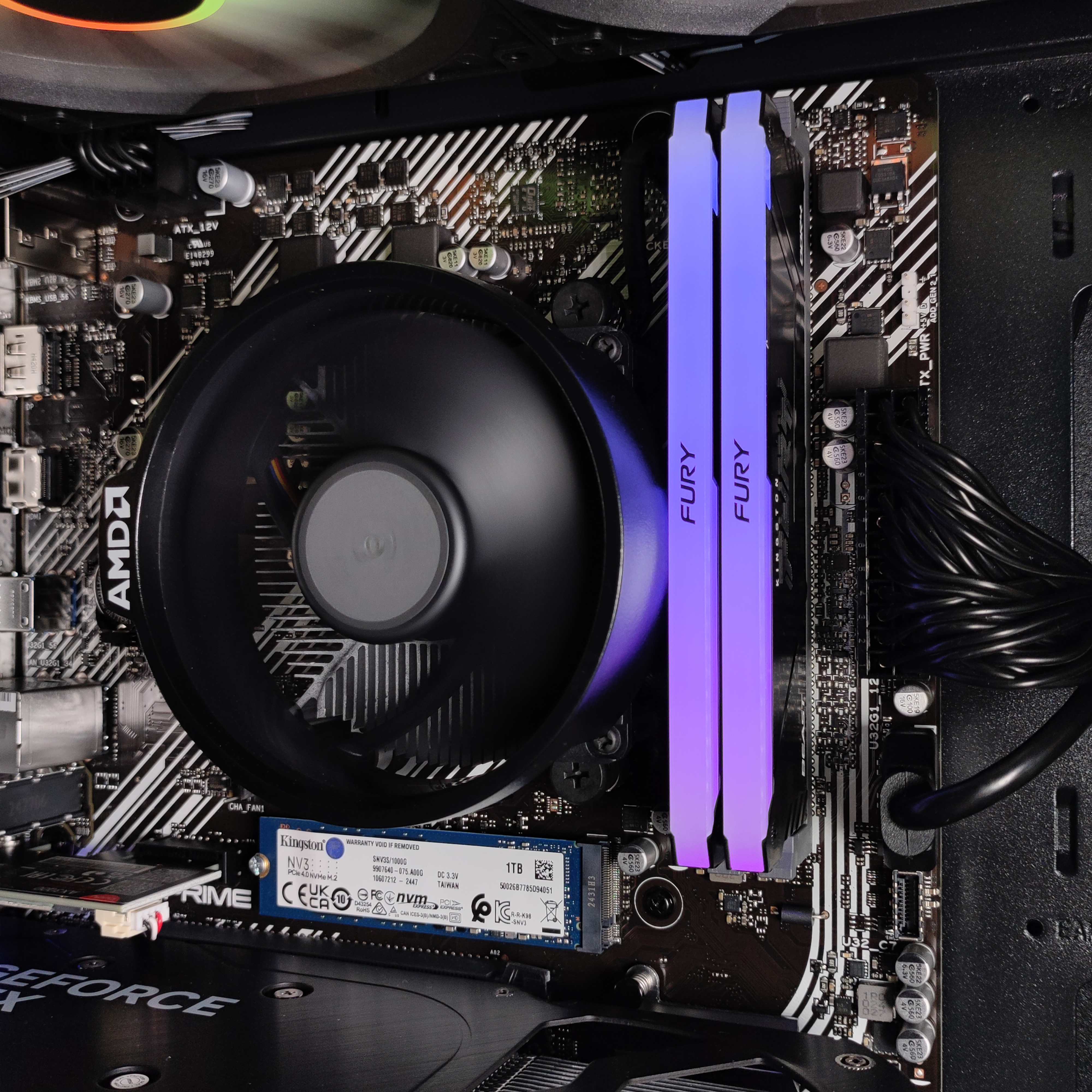 AURA PC - Computador AURA Gamer-PC TEAM 7 EDITION Ryzen 5 7500F 32GB DDR5 1TB RTX 5060 WiFi W11