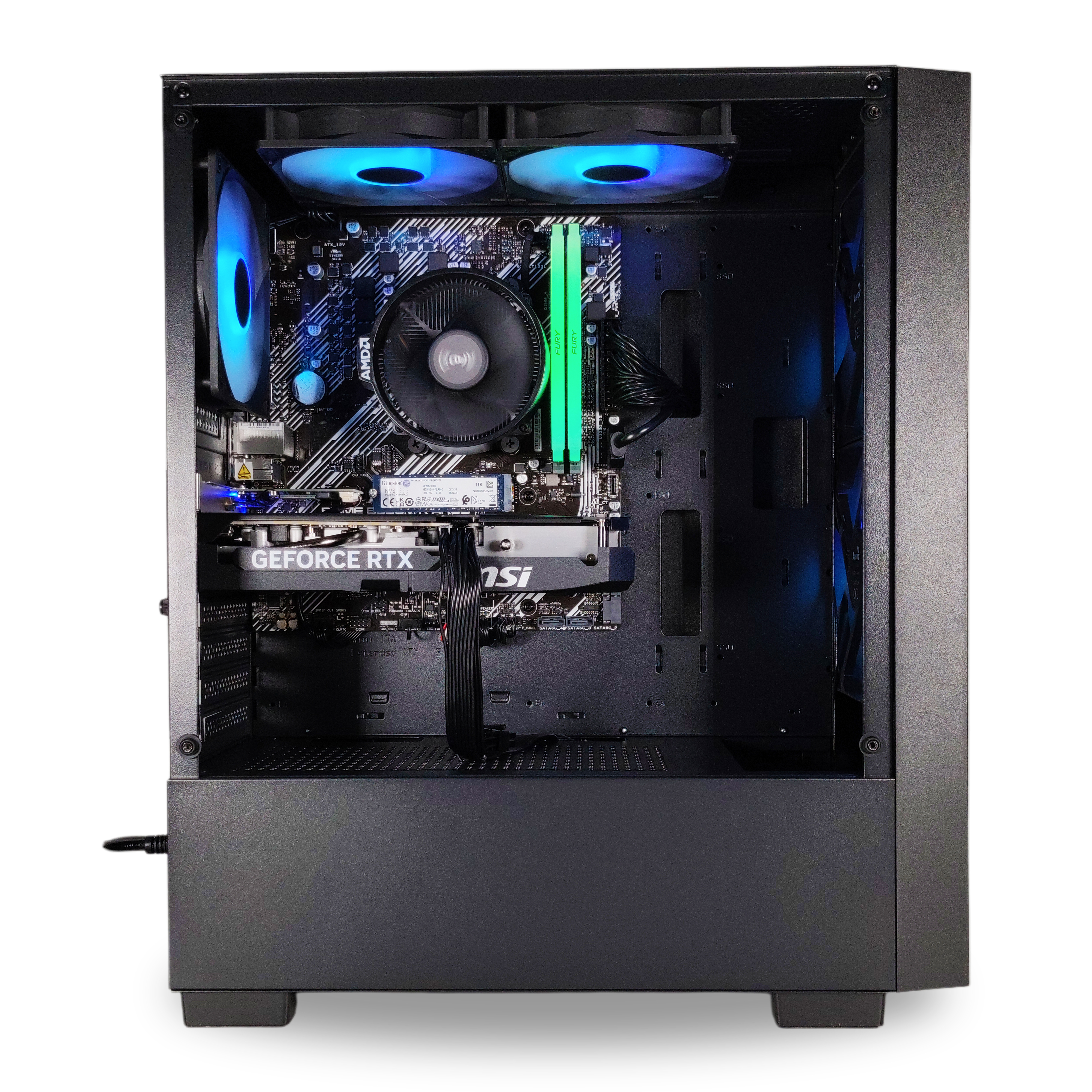 AURA PC - Computador AURA Gamer-PC TEAM 7 EDITION Ryzen 5 7500F 32GB DDR5 1TB RTX 5060 WiFi W11