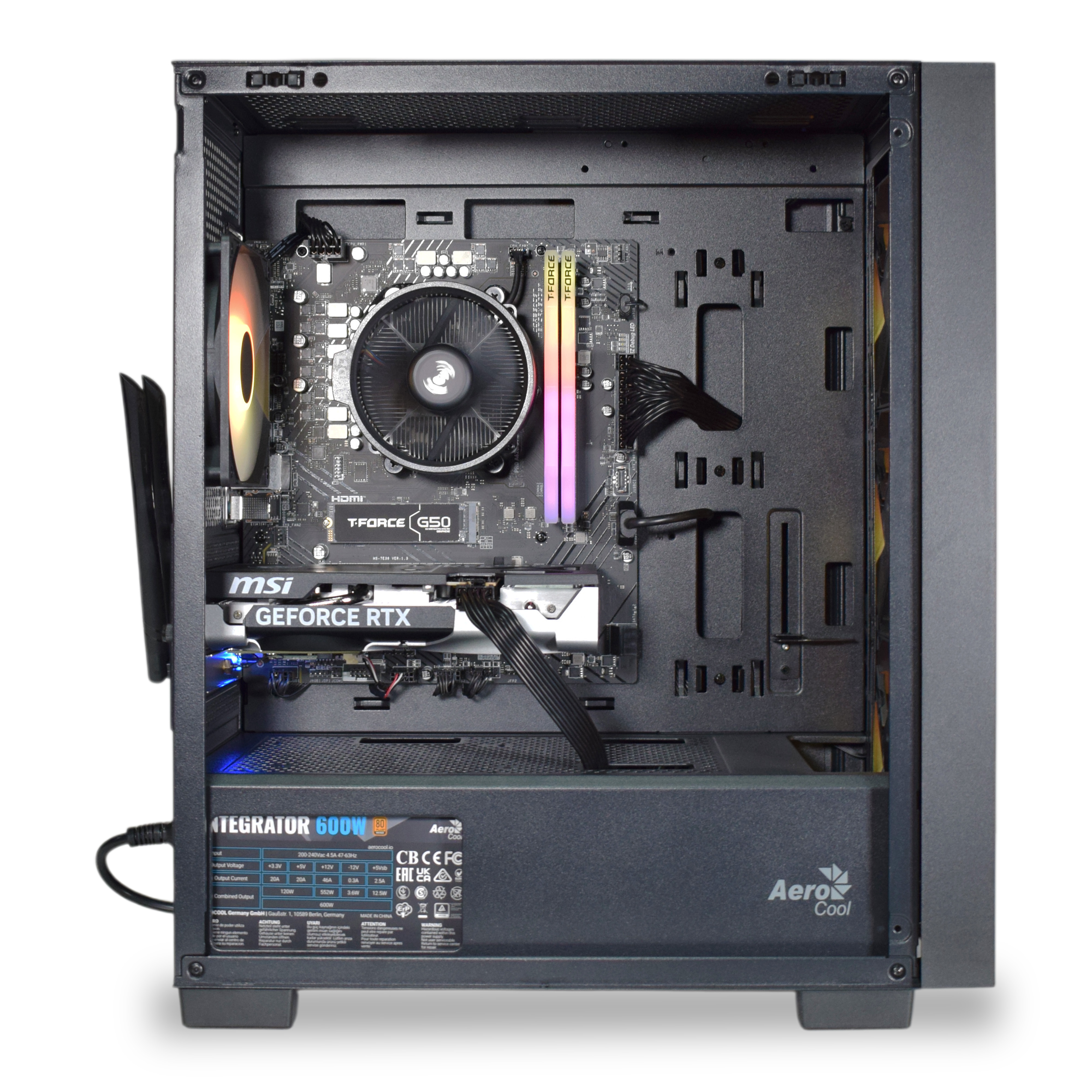 AURA PC - Computador AURA Gamer-PC Ryzen 5 7500F 32GB DDR5 1TB RTX 5060 WiFi W11 V2