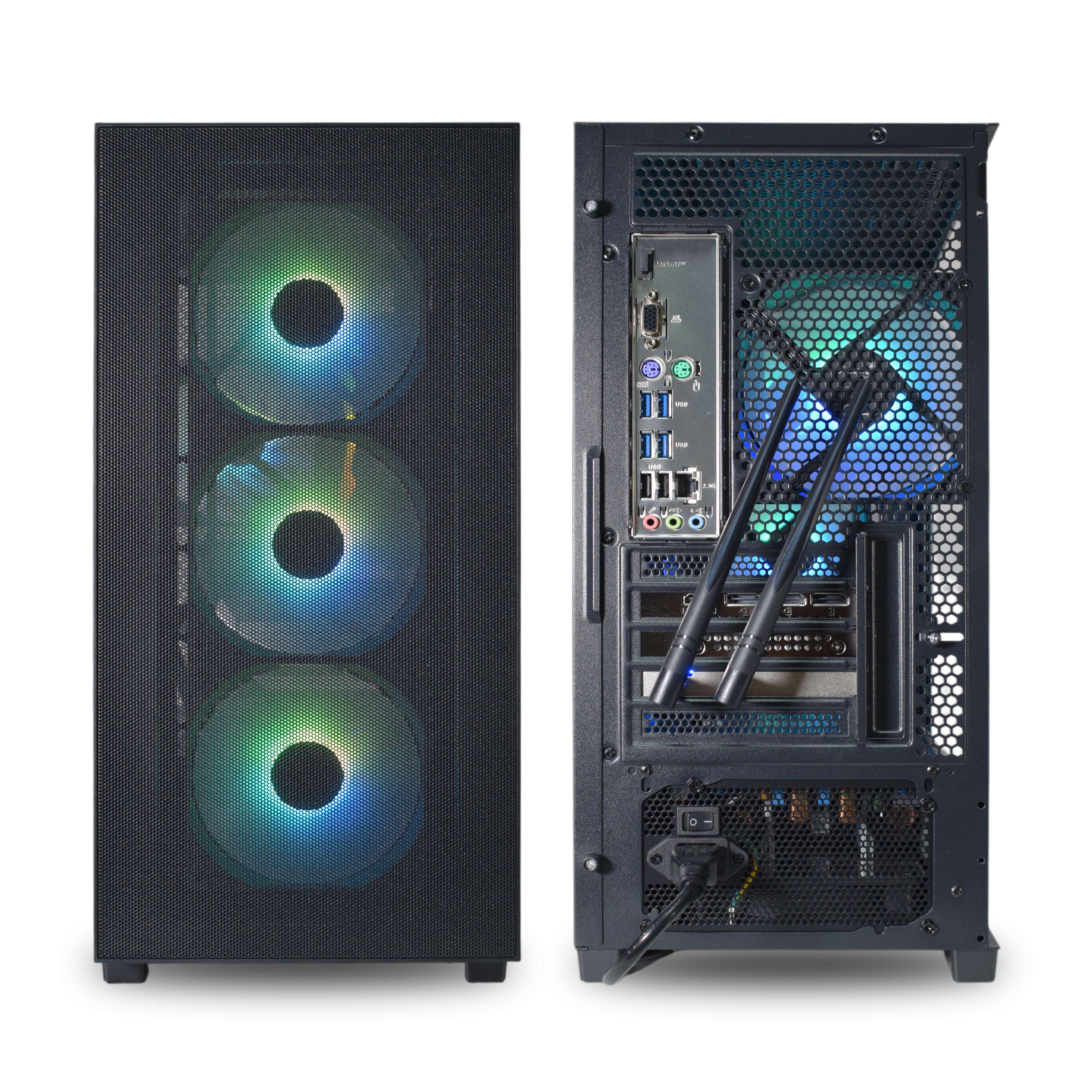AURA PC - Computador AURA Gamer-PC Ryzen 5 7500F 32GB DDR5 1TB RTX 5060 WiFi W11 V2