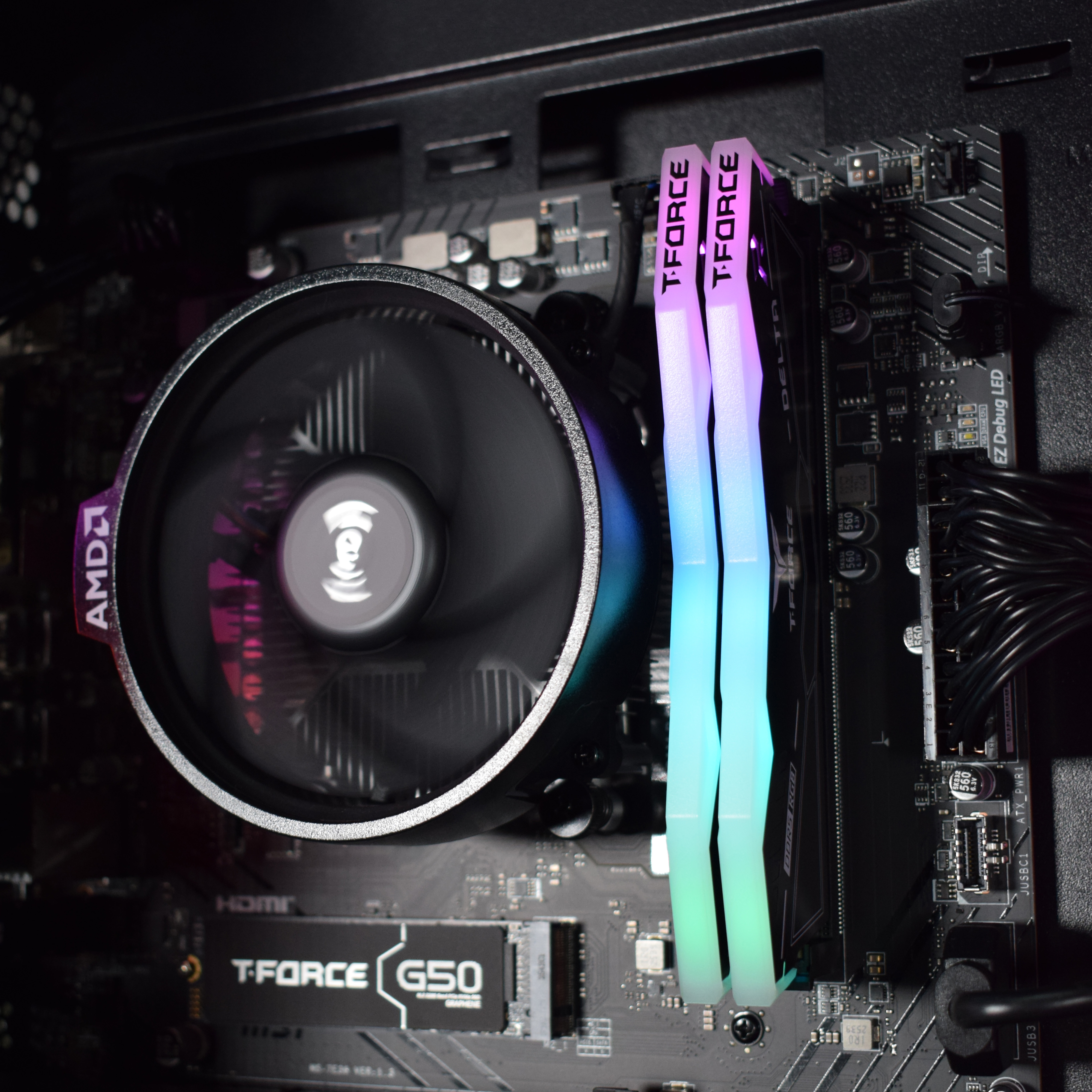 AURA PC - Computador AURA Gamer-PC Ryzen 5 7500F 32GB DDR5 1TB RTX 5060 WiFi W11 V2