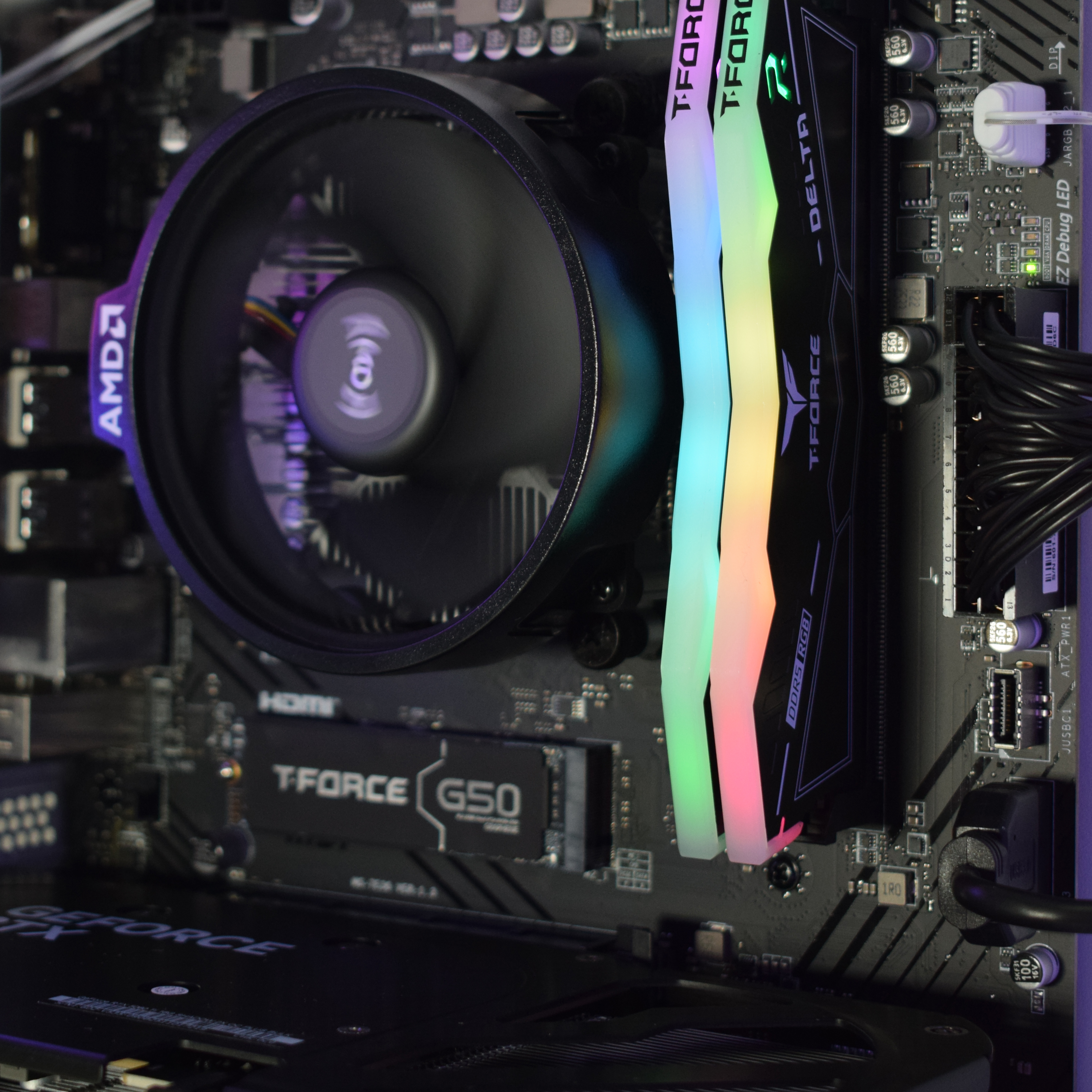 AURA PC - Computador AURA Gamer-PC Ryzen 5 7500F 32GB DDR5 1TB RTX 5060 Ti 16GB WiFi W11