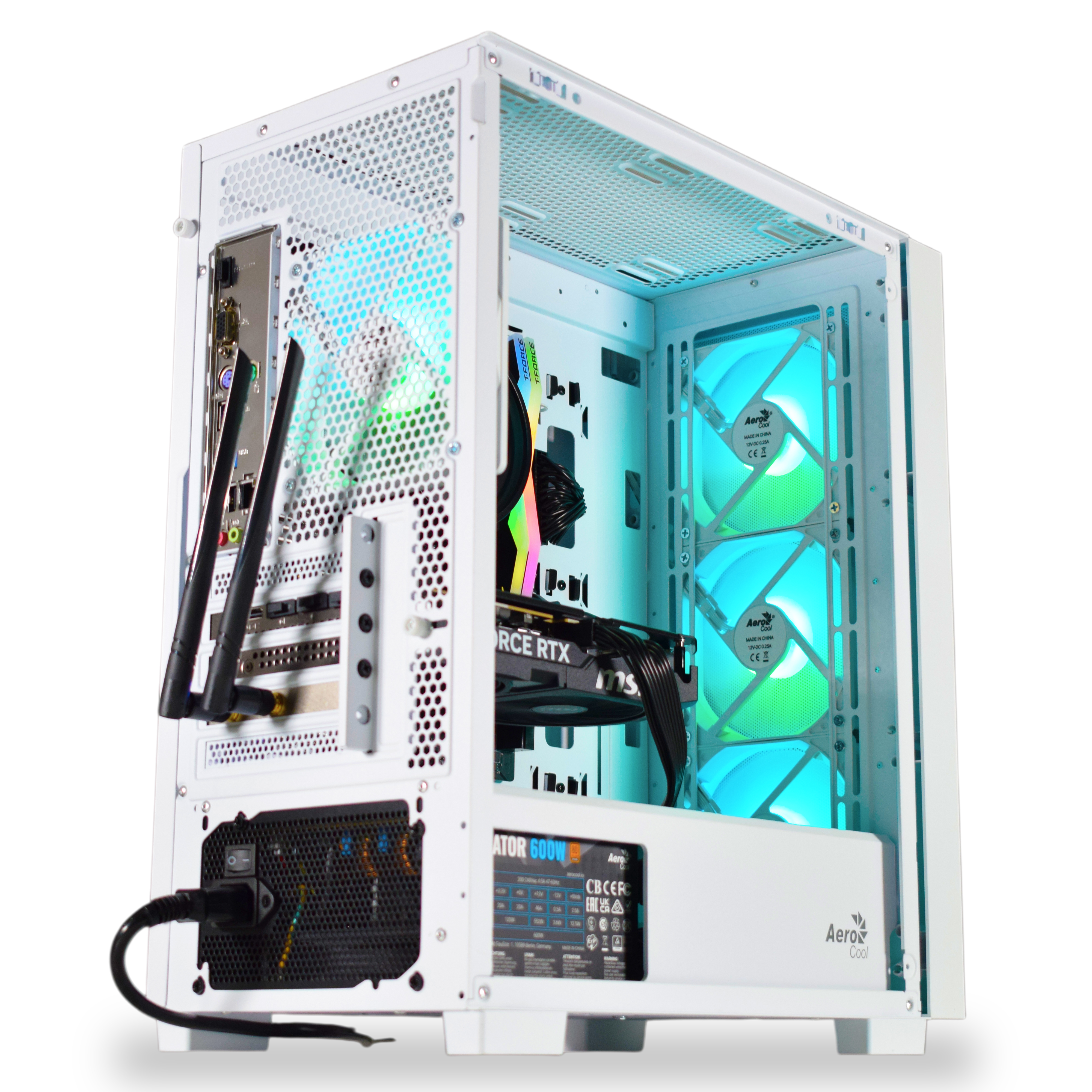 AURA PC - Computador AURA Gamer-PC Ryzen 5 7500F 32GB DDR5 1TB RTX 5060 Ti 16GB WiFi W11