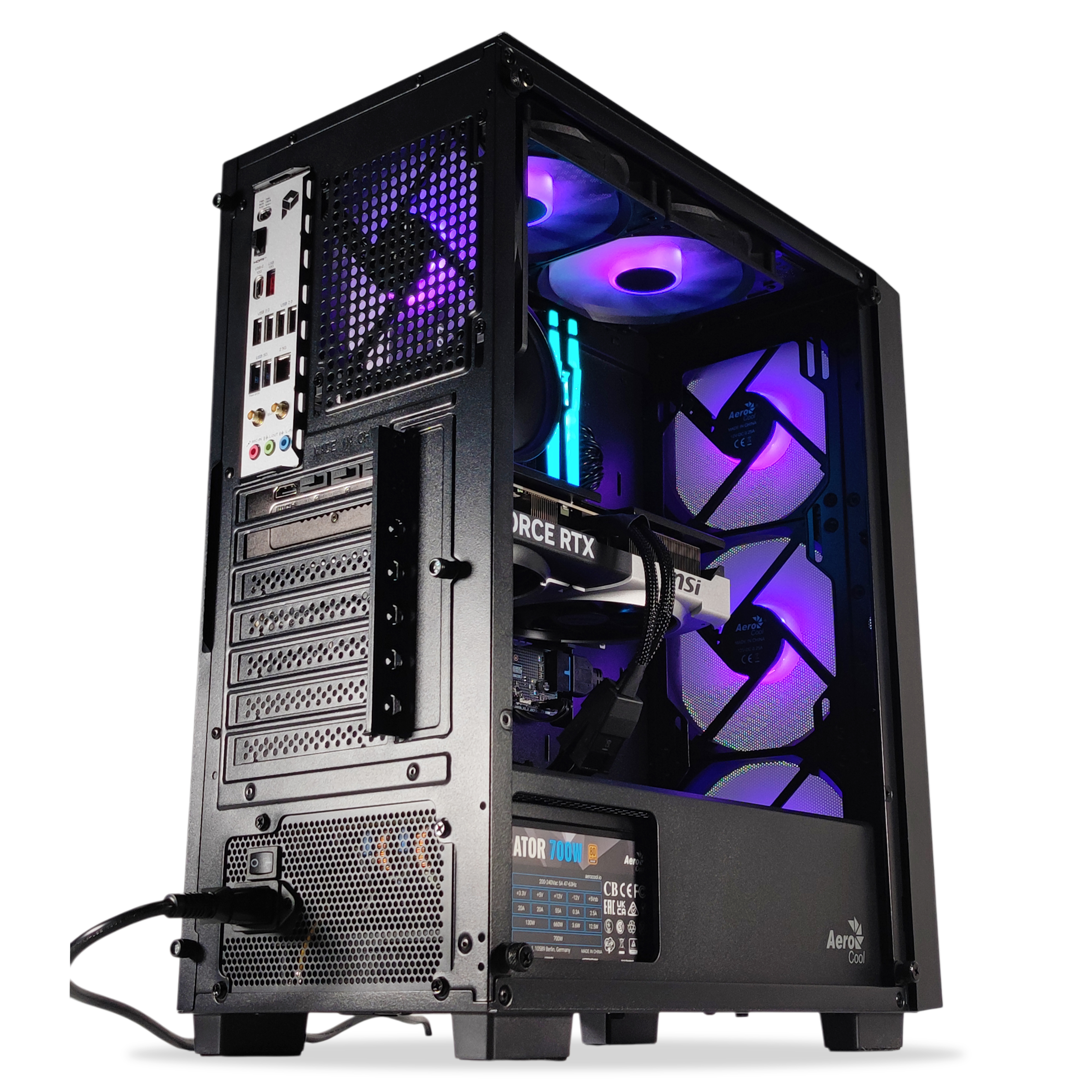 aura-pc - Computador AURA Gamer-PC TEAM 7 EDITION Ryzen 5 7500F 32GB DDR5 1TB RTX 5070 WiFi W11