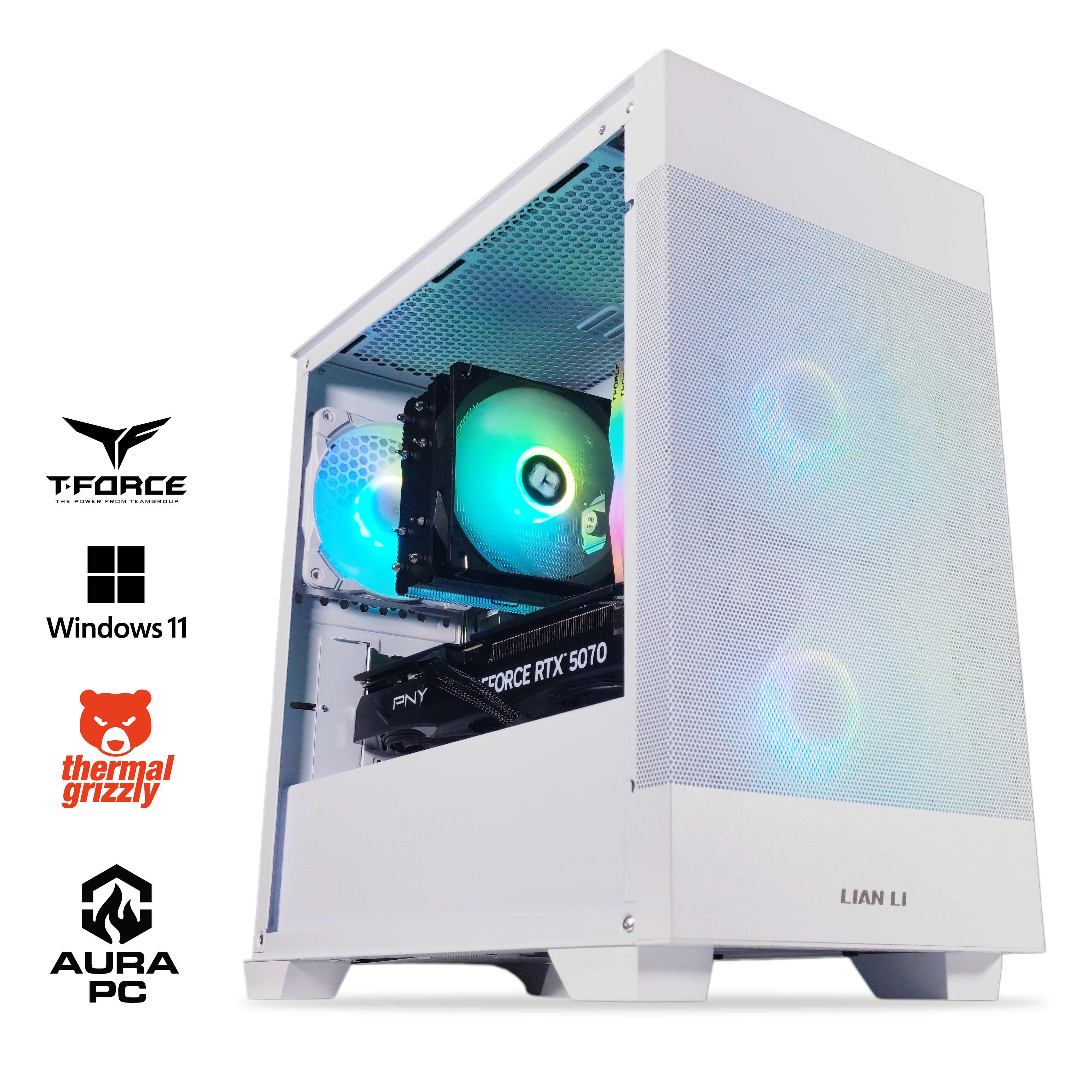 Picture of Picture of Computador AURA Gamer-PC Ryzen 7 5700X3D 32GB DDR4 1TB RTX 5070 WiFi W11