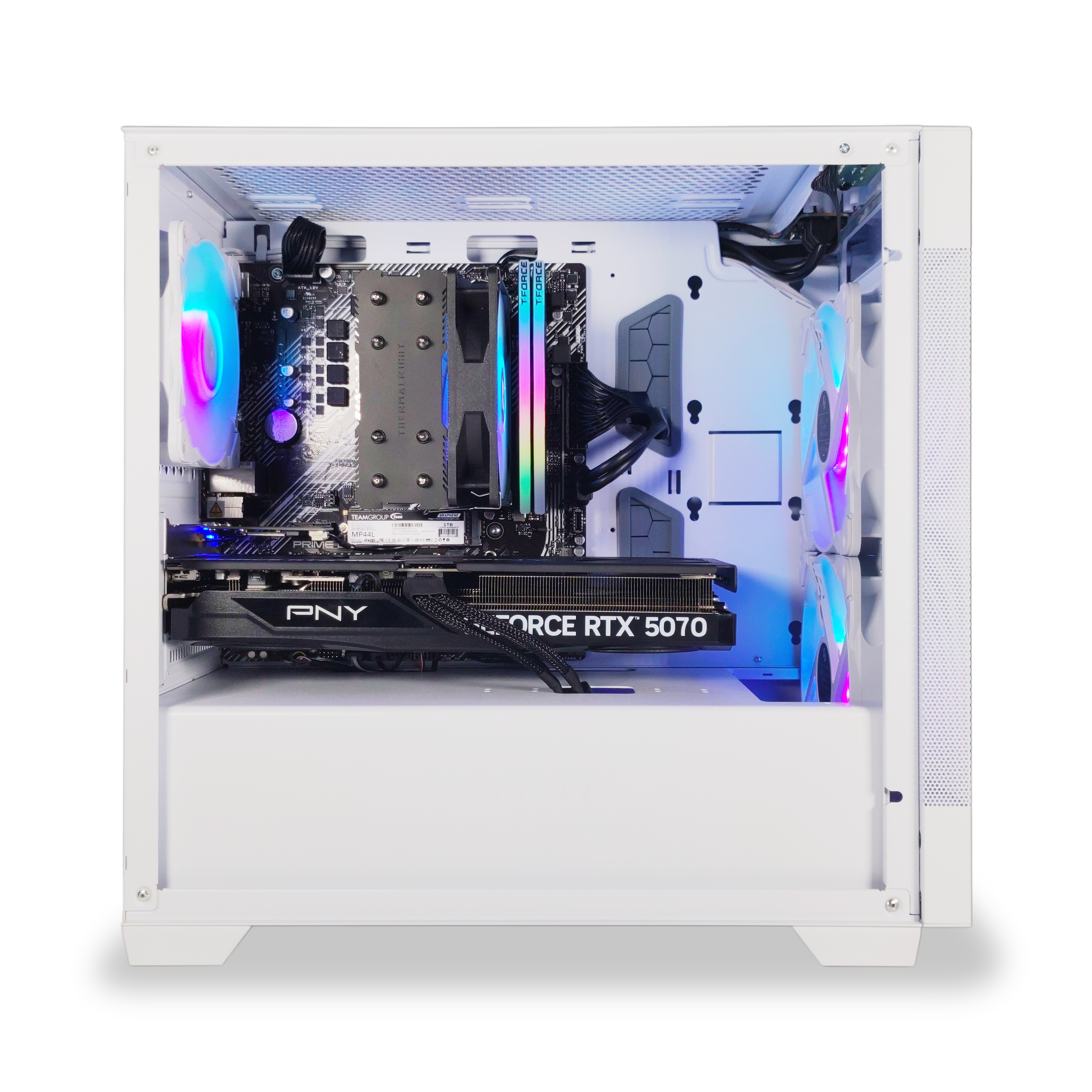 aura-pc - Computador AURA Gamer-PC Ryzen 7 5700X3D 32GB DDR4 1TB RTX 5070 WiFi W11