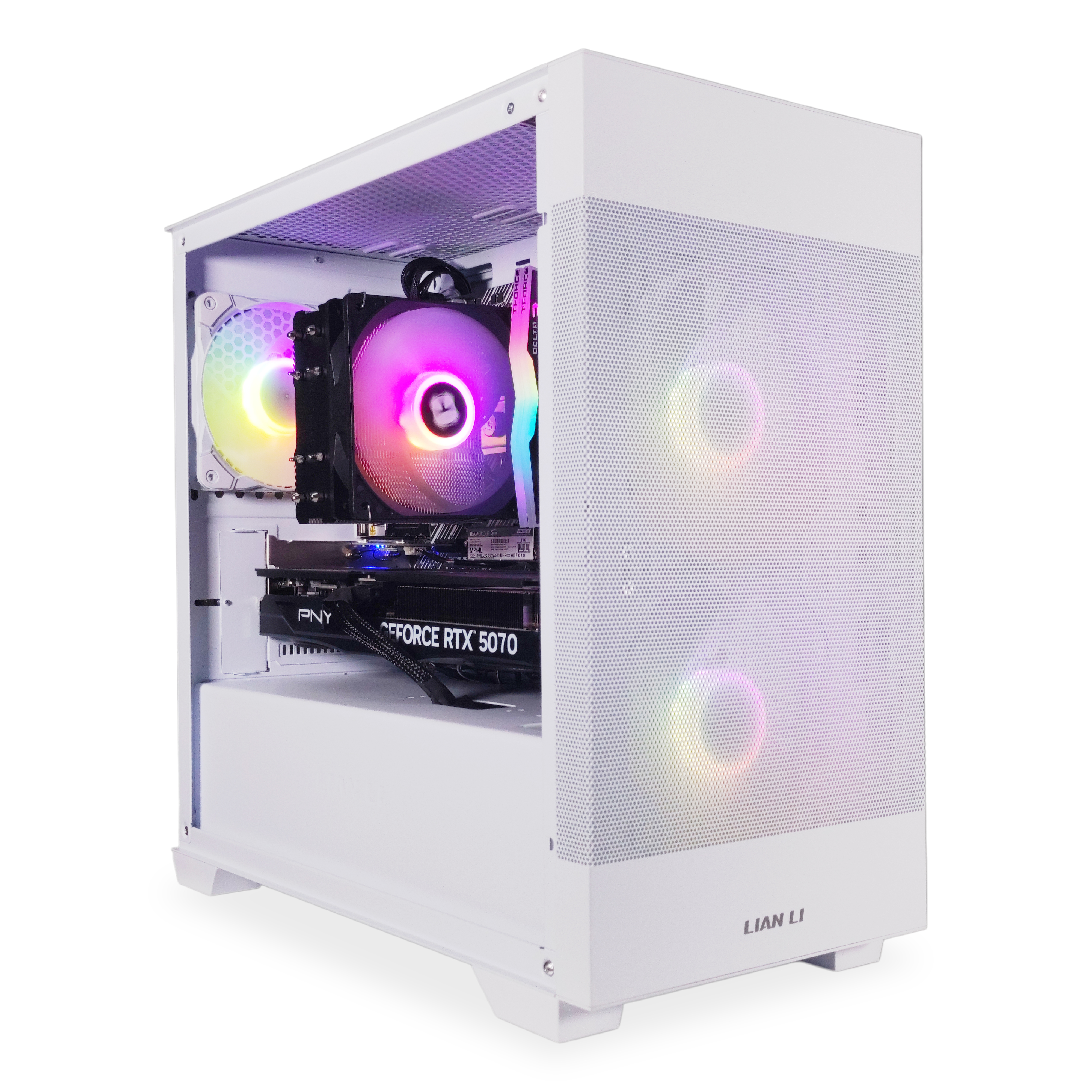 aura-pc - Computador AURA Gamer-PC Ryzen 7 5700X3D 32GB DDR4 1TB RTX 5070 WiFi W11