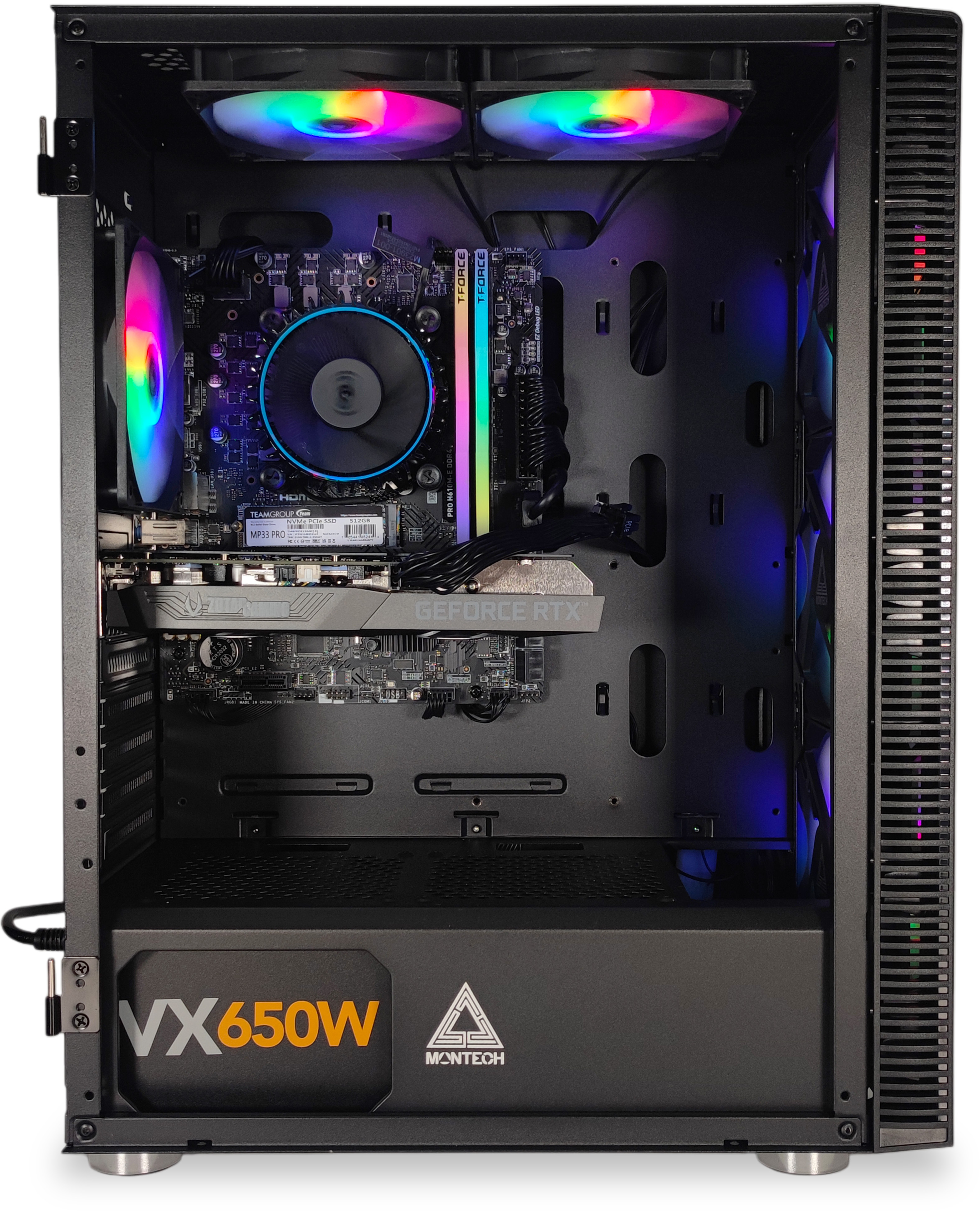 AURA PC - Computador AURA Limited-PC Intel i3 13100F 16GB DDR4 500GB RTX 3060 12GB W11