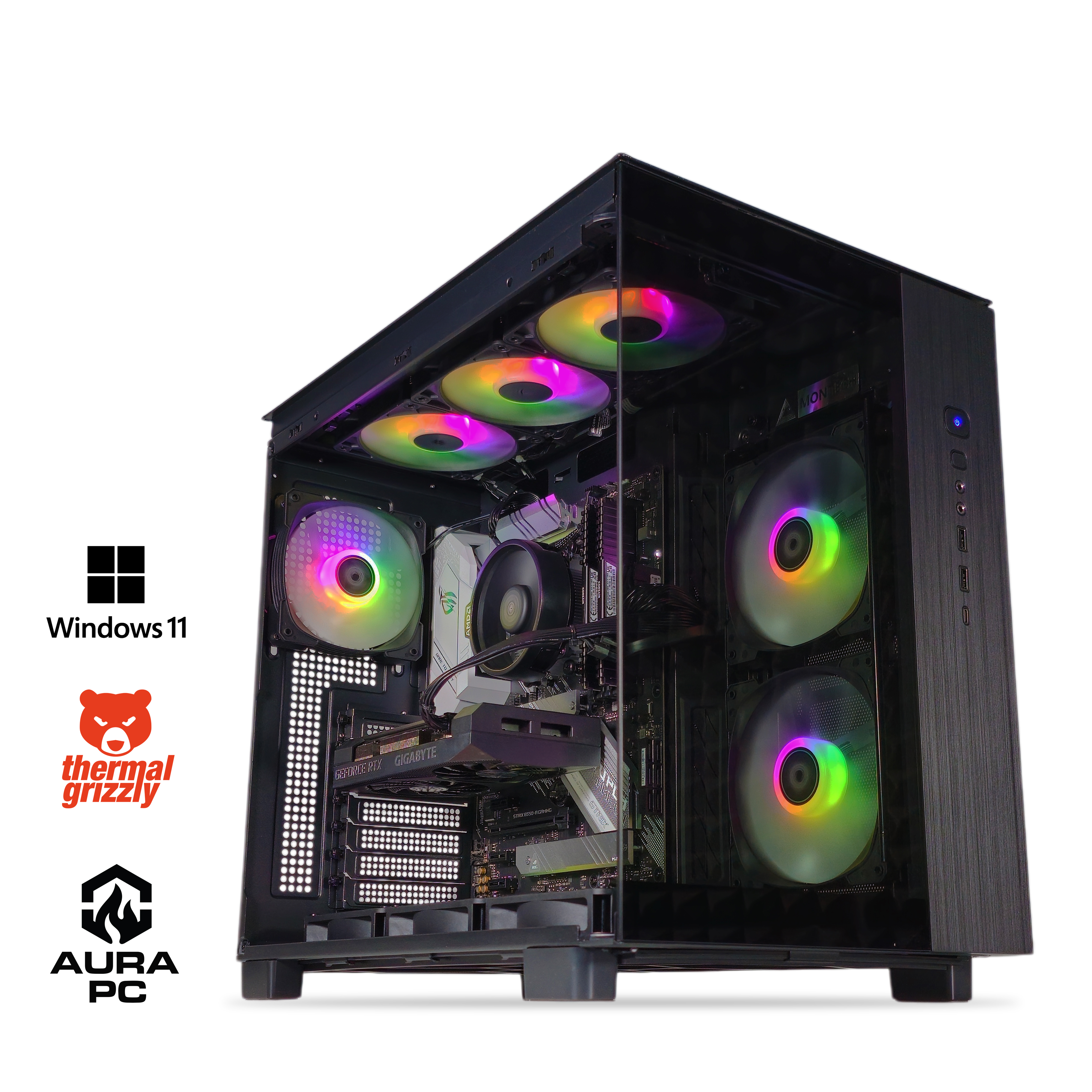 Picture of Picture of Computador AURA Limited-PC Ryzen 5 5600X 32GB DDR4 1TB RTX 3060 12GB W11