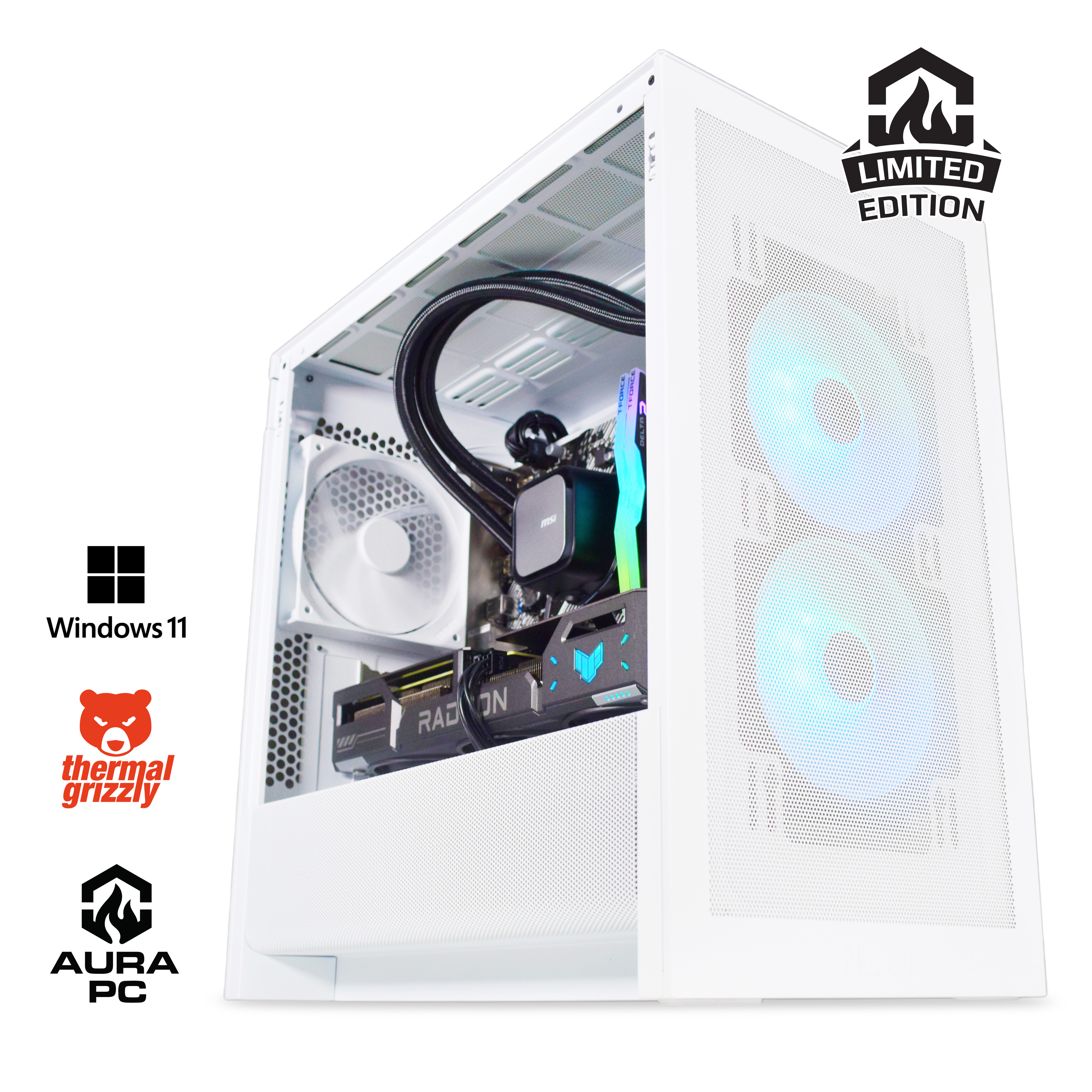 Picture of Picture of Computador AURA Limited-PC Ryzen 7 5700X3D 32GB DDR4 1TB RX 9060 XT 16GB WiFi W11