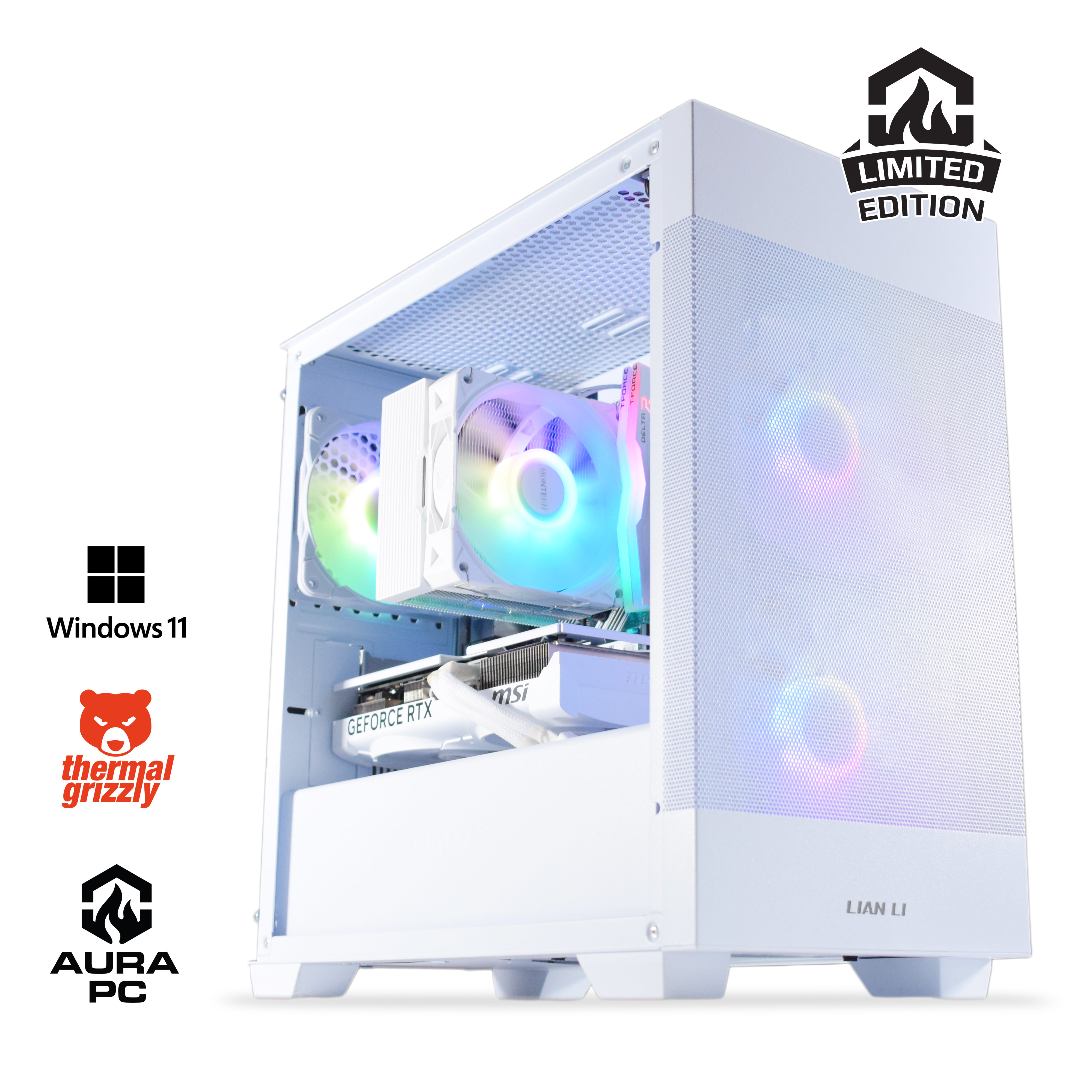 Picture of Picture of Computador AURA Limited-PC Ryzen 7 5700X3D 32GB DDR4 1TB RTX 5070 WiFi W11