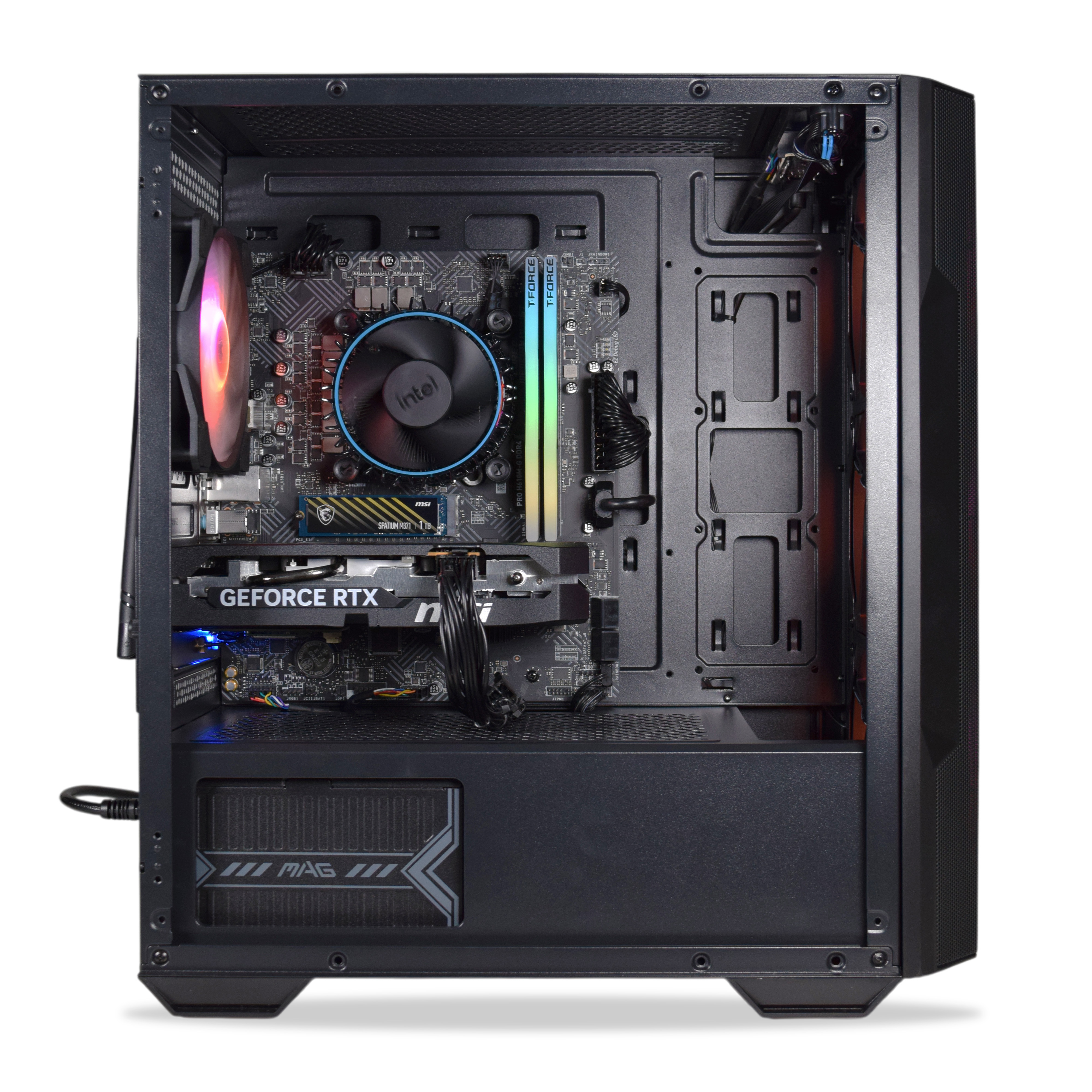 AURA PC - Computador AURA Gamer-PC Powered by MSI Intel i5 12400F 32GB DDR4 1TB RTX 5050 WiFi W11
