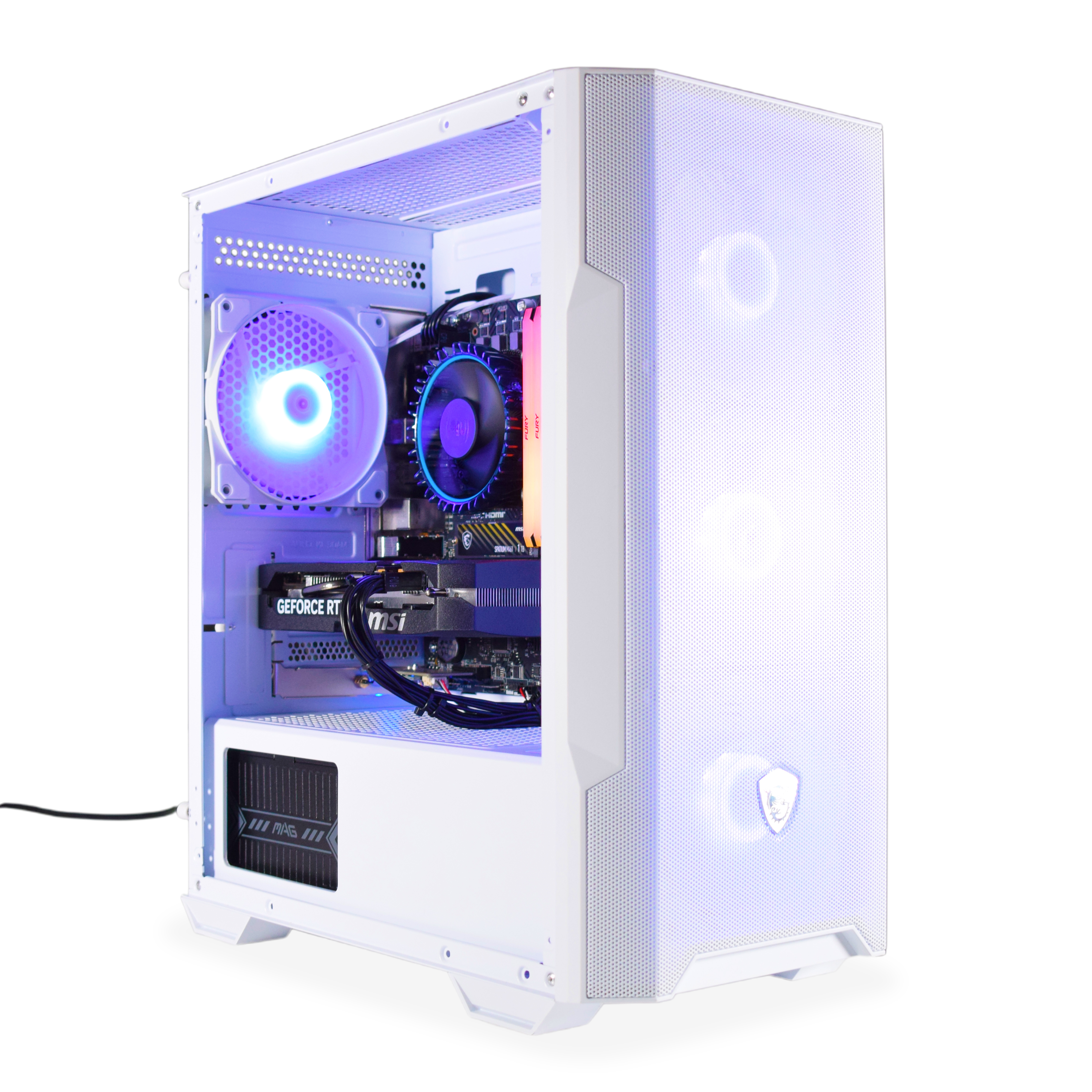 AURA PC - Computador AURA Gamer-PC Powered by MSI Intel i5 12400F 16GB DDR4 1TB RTX 5050 WiFi W11